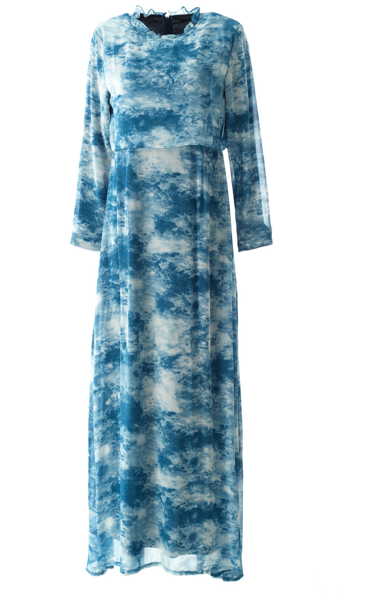 Cloud 9 chiffon print maxi dress Kabayare