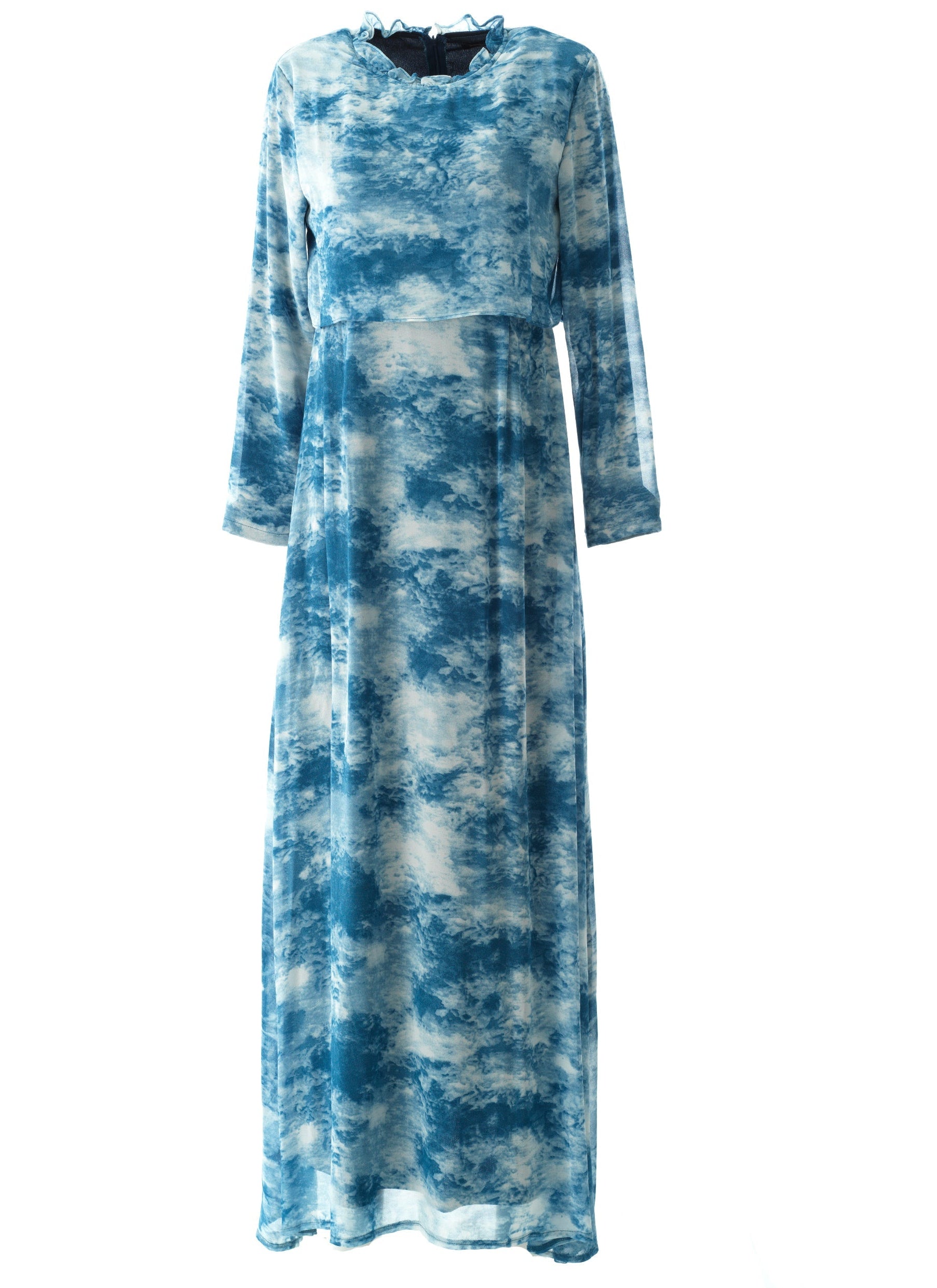 Cloud 9 chiffon print maxi dress Kabayare