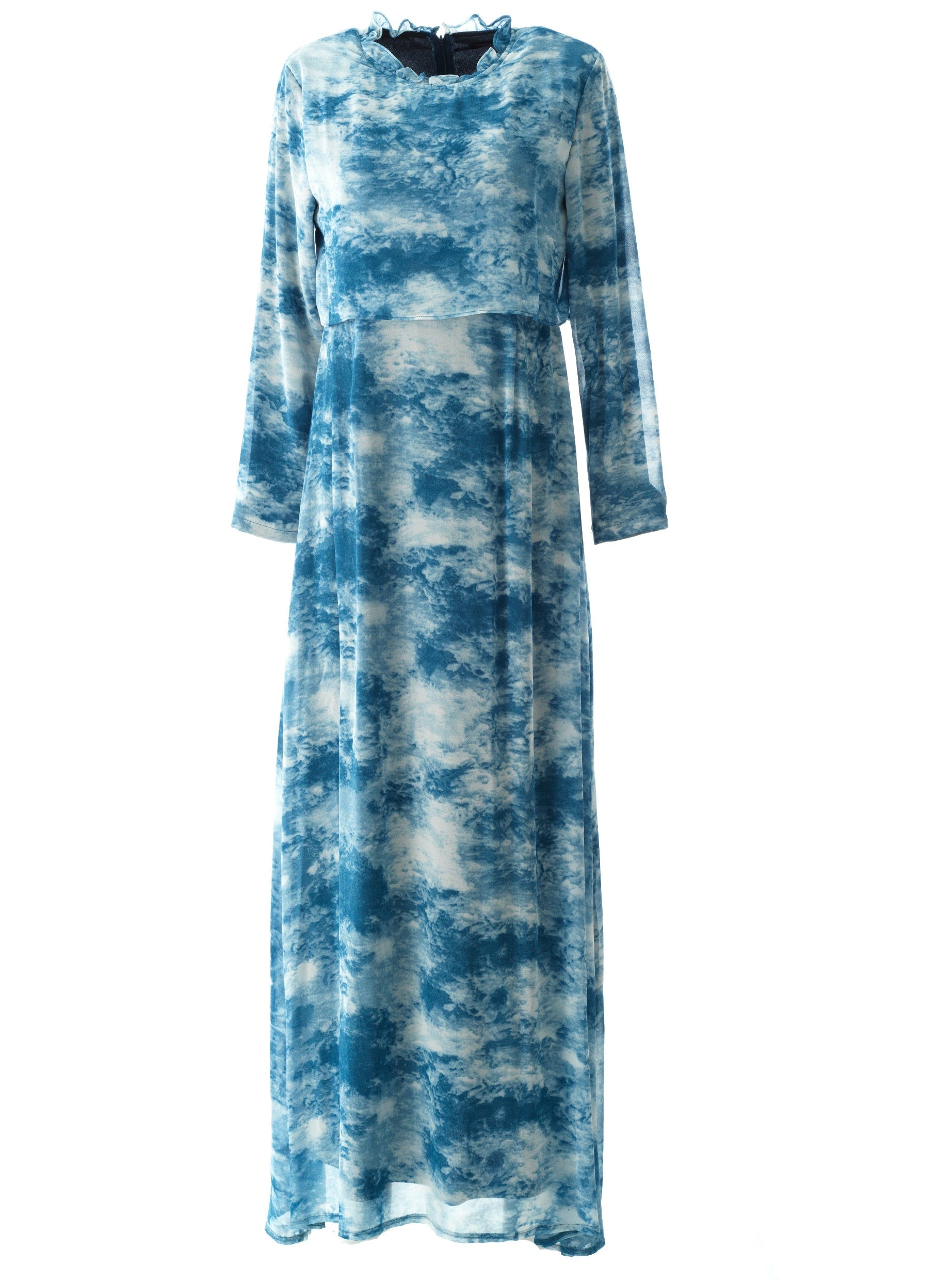 Cloud 9 chiffon print maxi dress Kabayare
