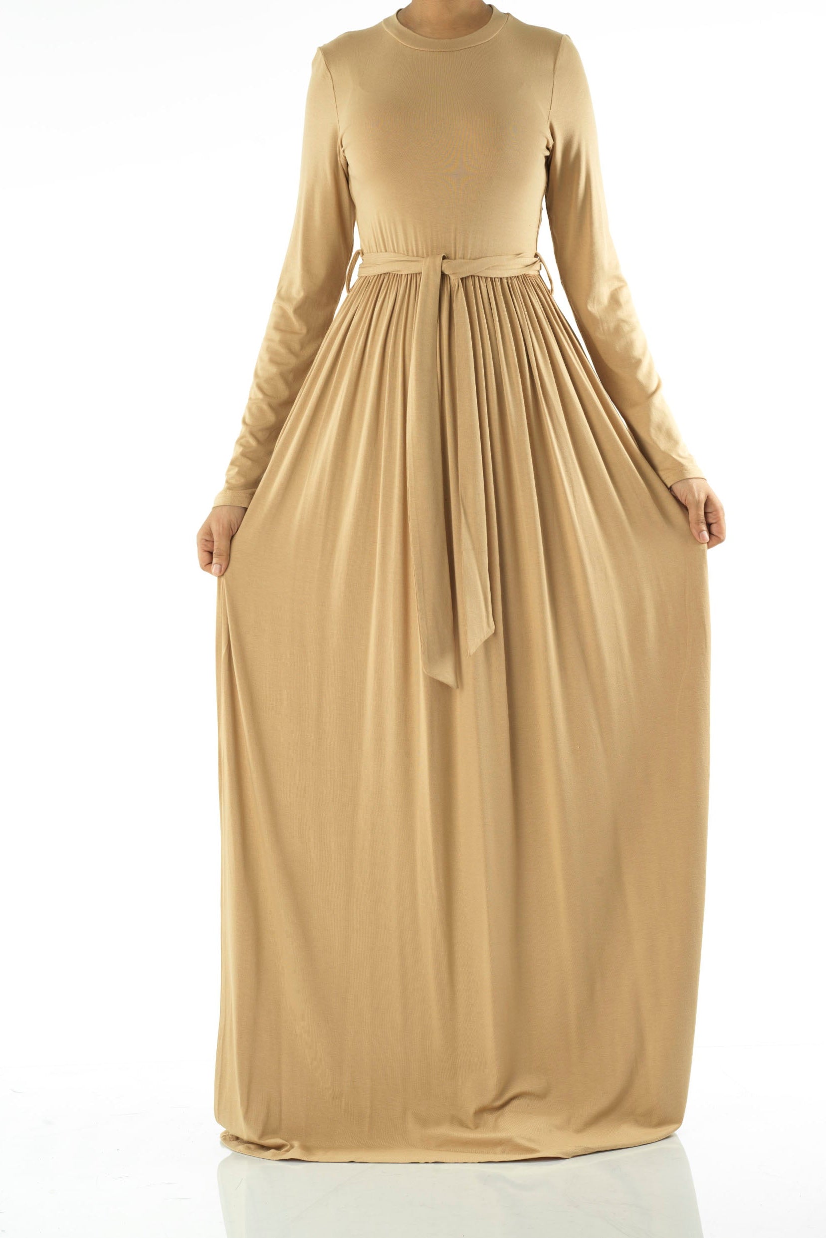 Copy of Cinnamon Cotton Candy Jersey Maxi Dress Kabayare