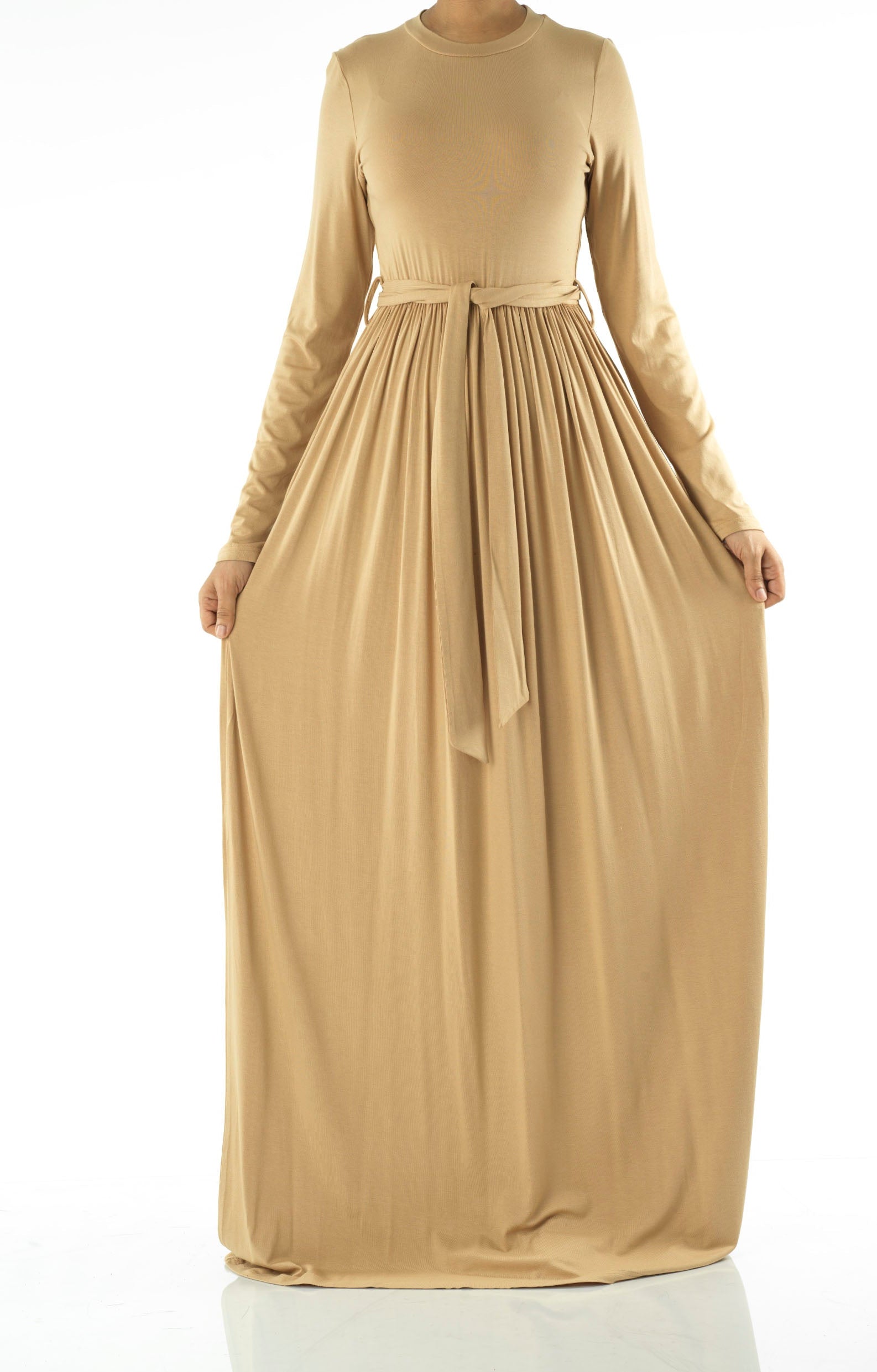 Copy of Cinnamon Cotton Candy Jersey Maxi Dress Kabayare