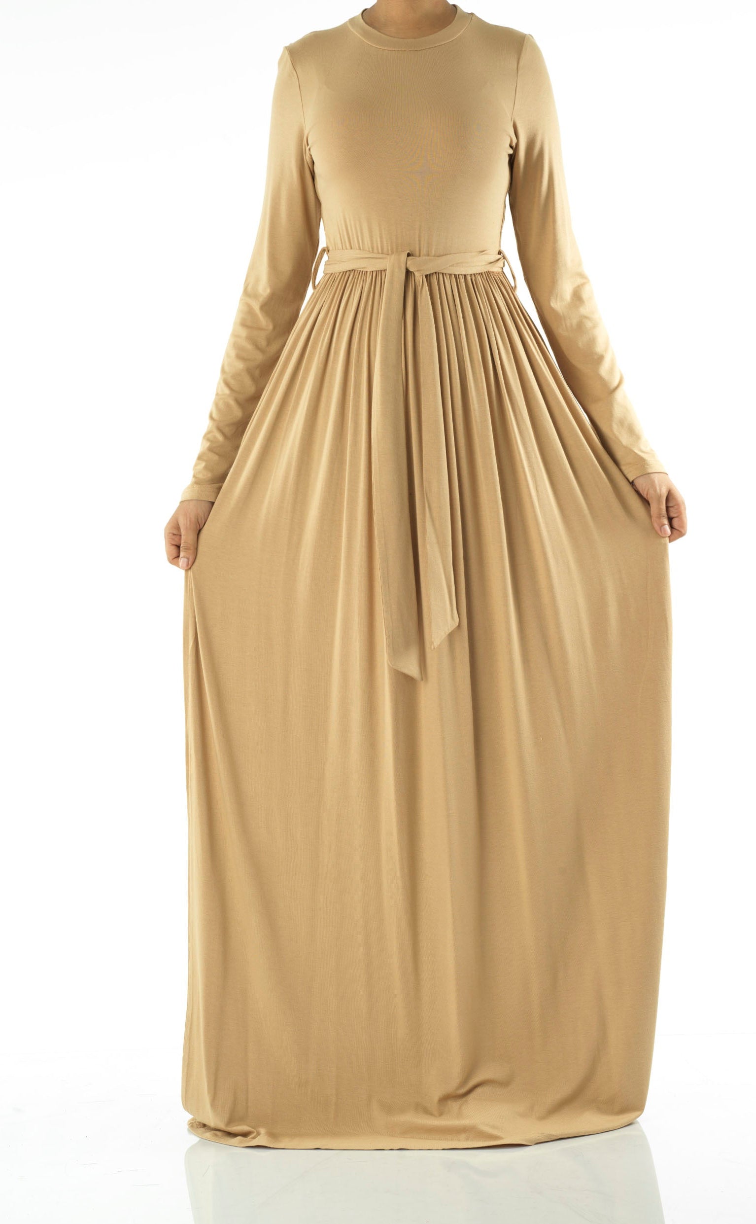 Copy of Cinnamon Cotton Candy Jersey Maxi Dress Kabayare