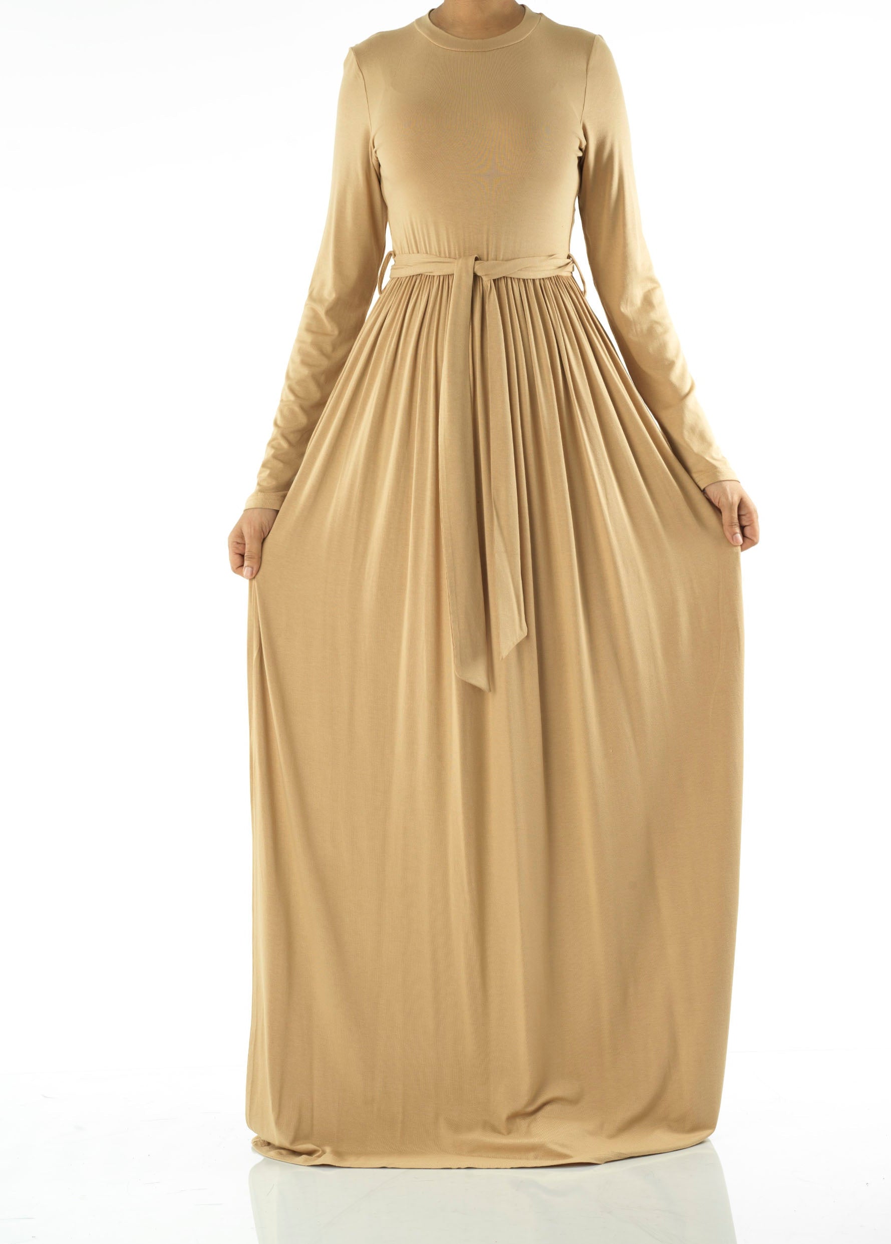 Copy of Cinnamon Cotton Candy Jersey Maxi Dress Kabayare