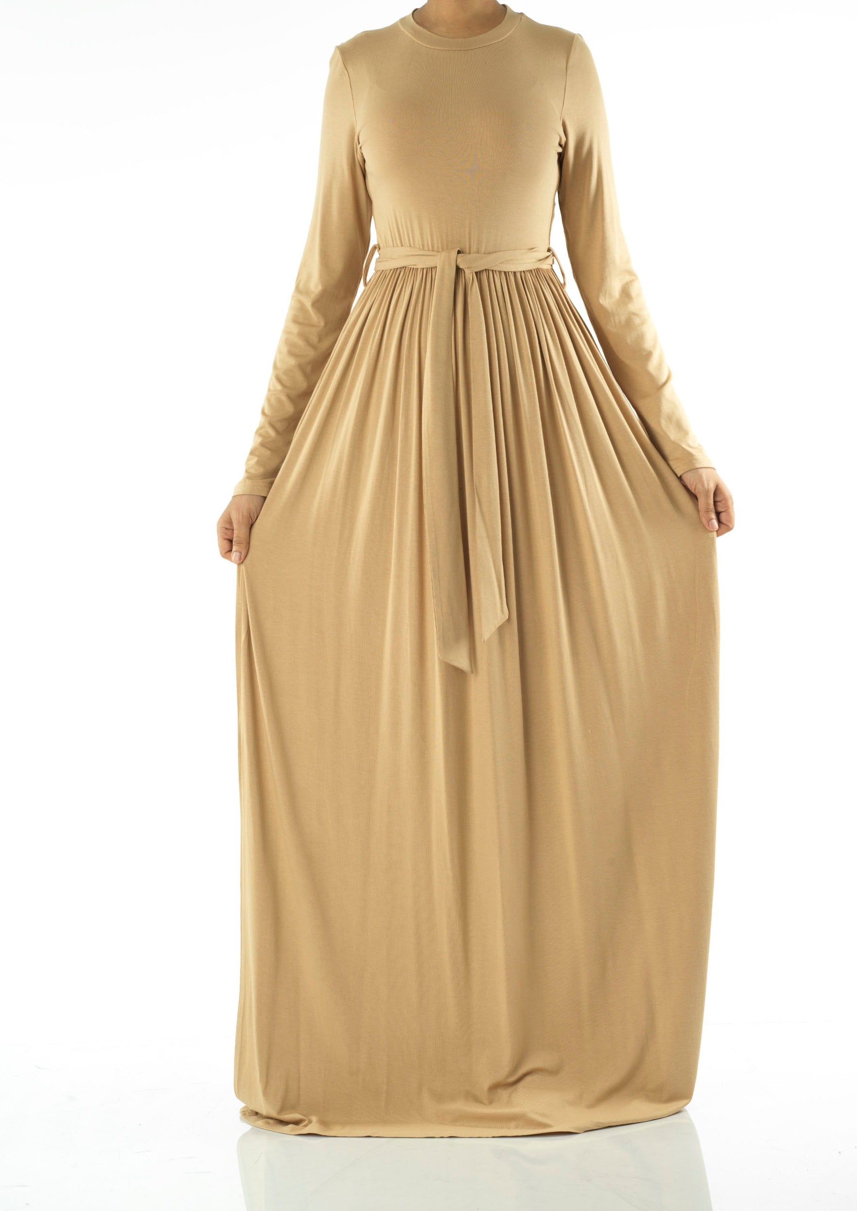 Copy of Cinnamon Cotton Candy Jersey Maxi Dress Kabayare