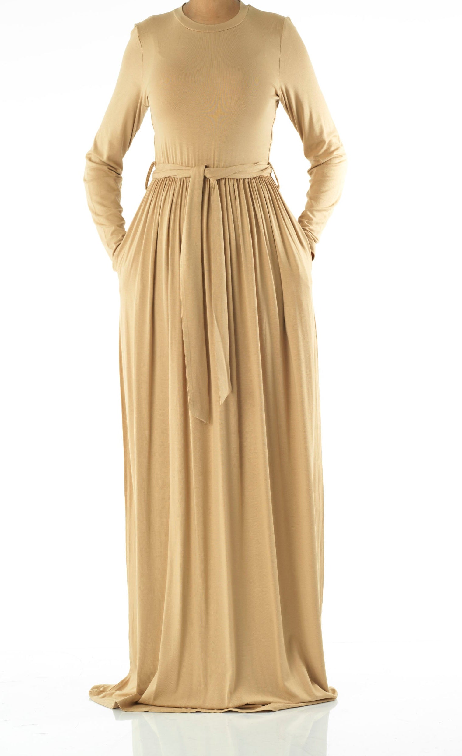 Copy of Cinnamon Cotton Candy Jersey Maxi Dress Kabayare