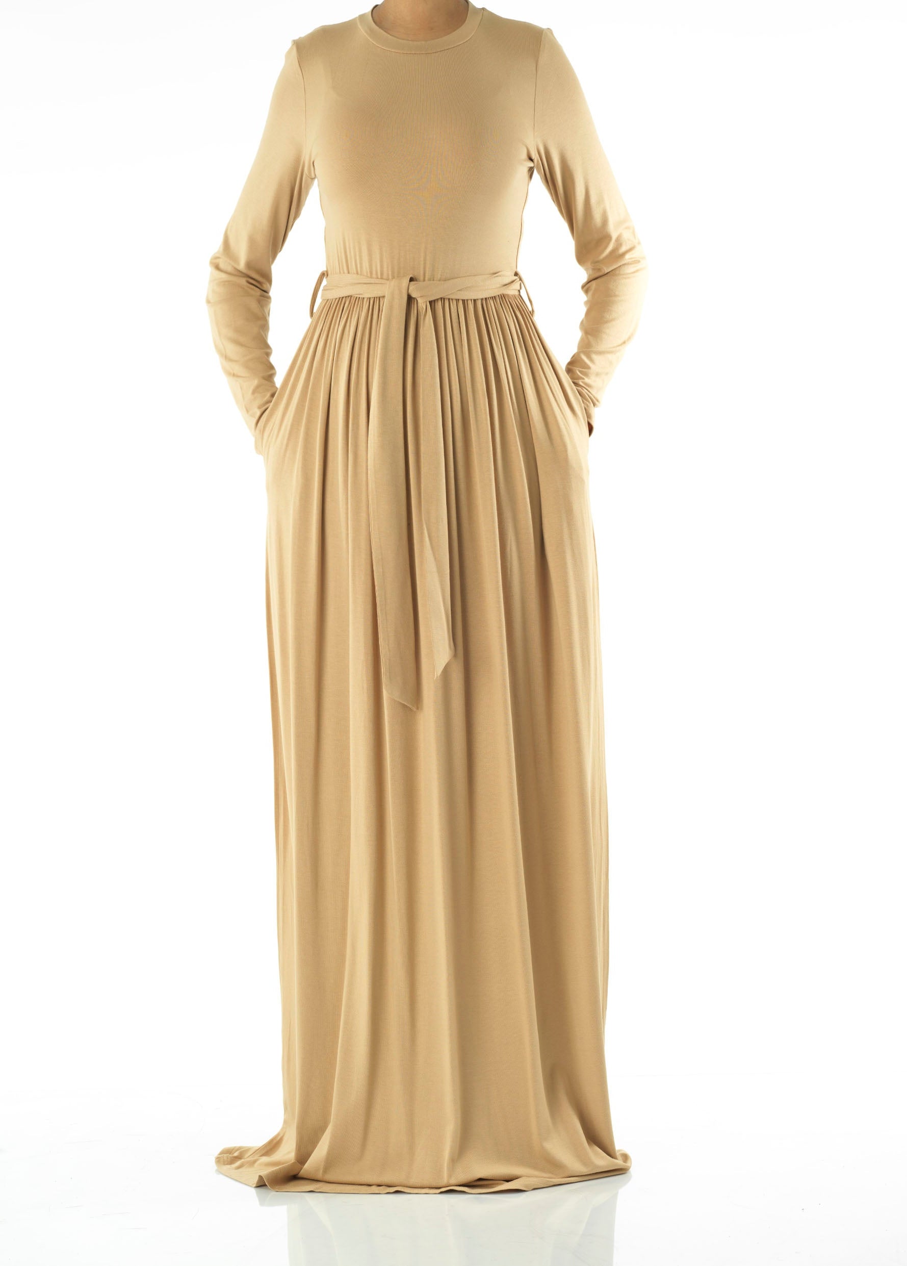 Copy of Cinnamon Cotton Candy Jersey Maxi Dress Kabayare