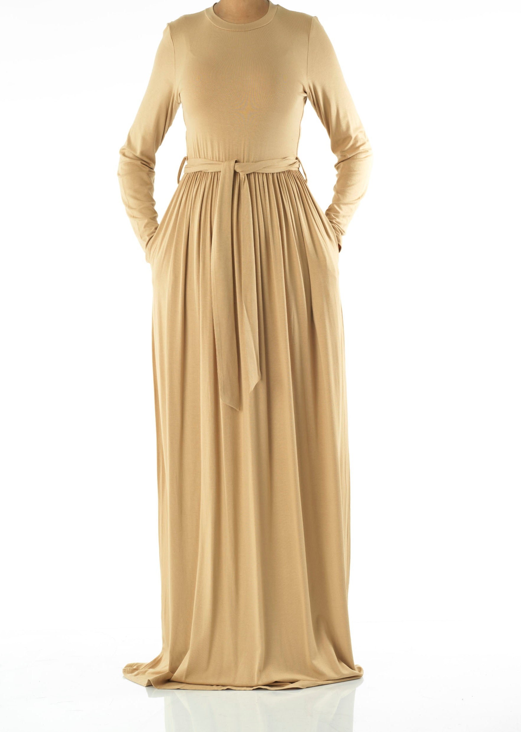 Copy of Cinnamon Cotton Candy Jersey Maxi Dress Kabayare