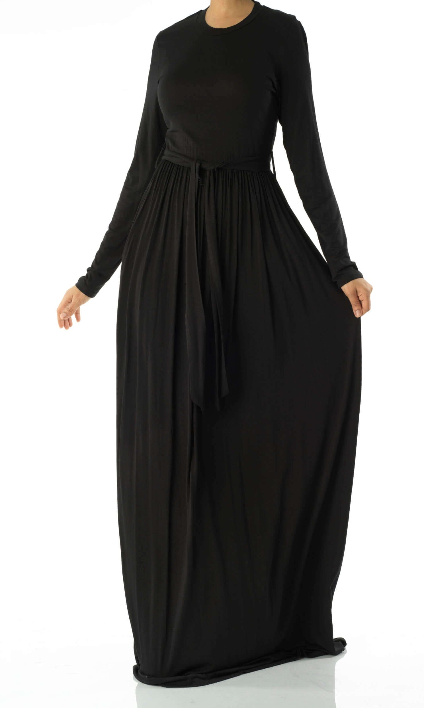 Copy of Mocha Chia Cotton Candy Jersey Maxi  Dress Kabayare