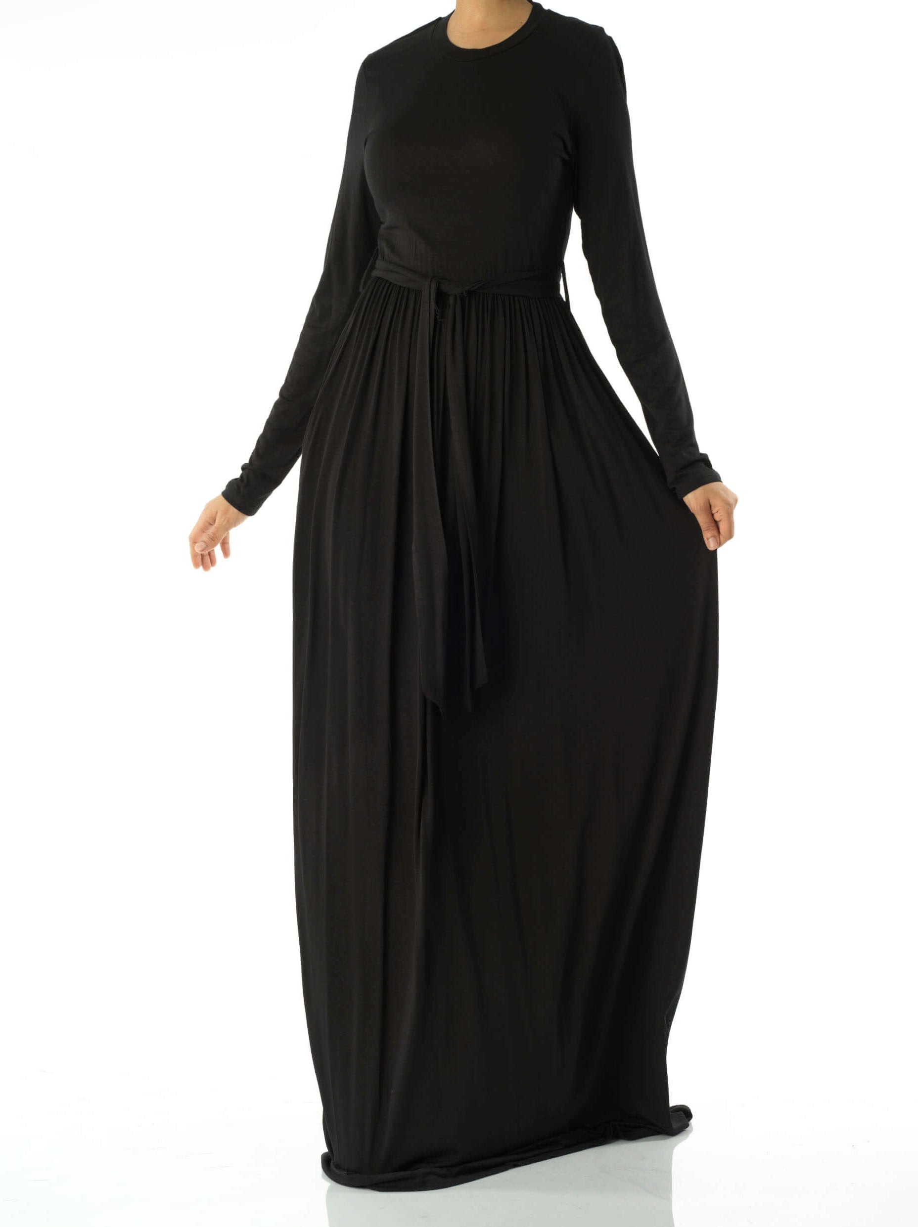 Copy of Mocha Chia Cotton Candy Jersey Maxi Dress Kabayare