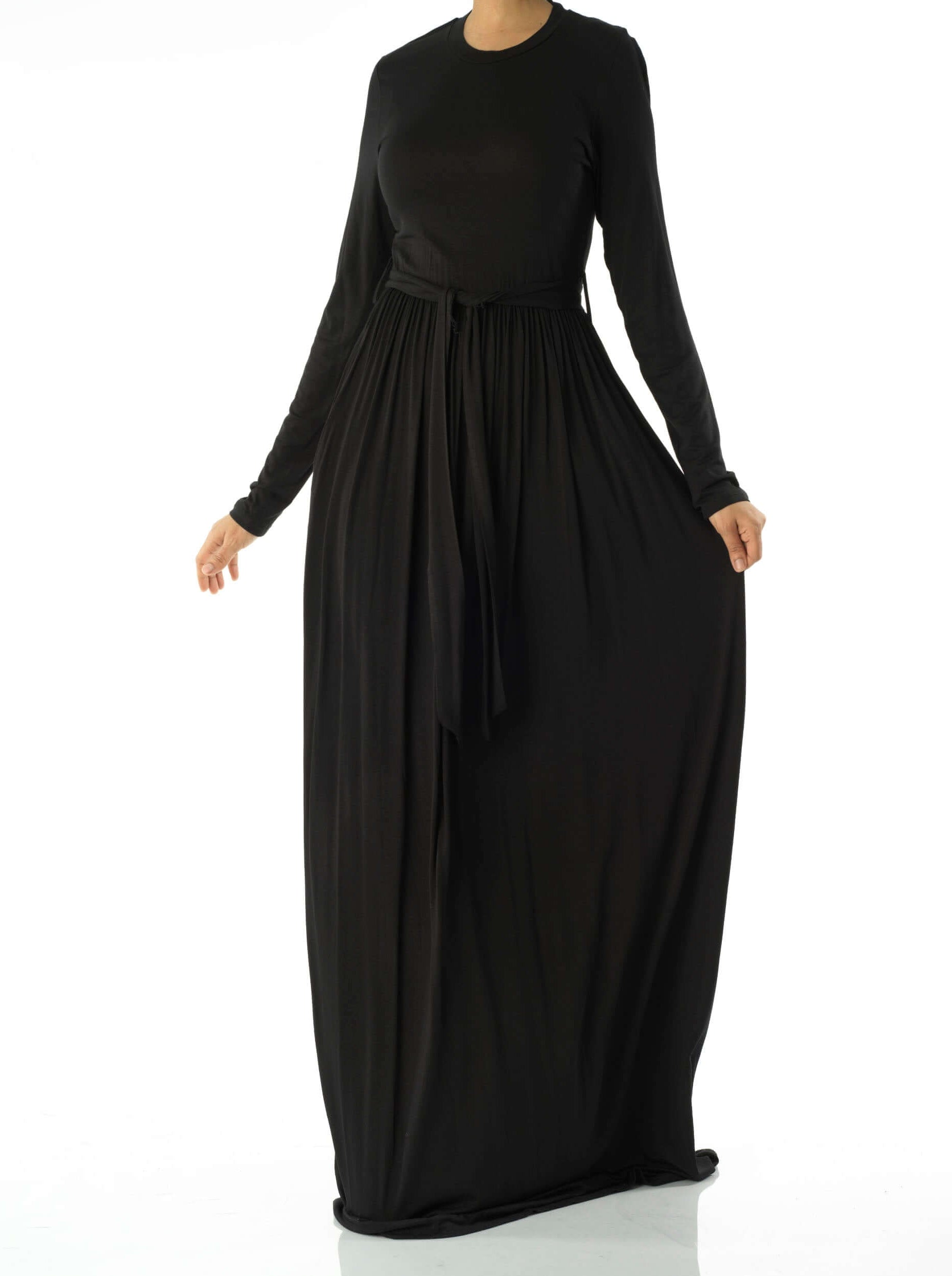 Copy of Mocha Chia Cotton Candy Jersey Maxi Dress Kabayare