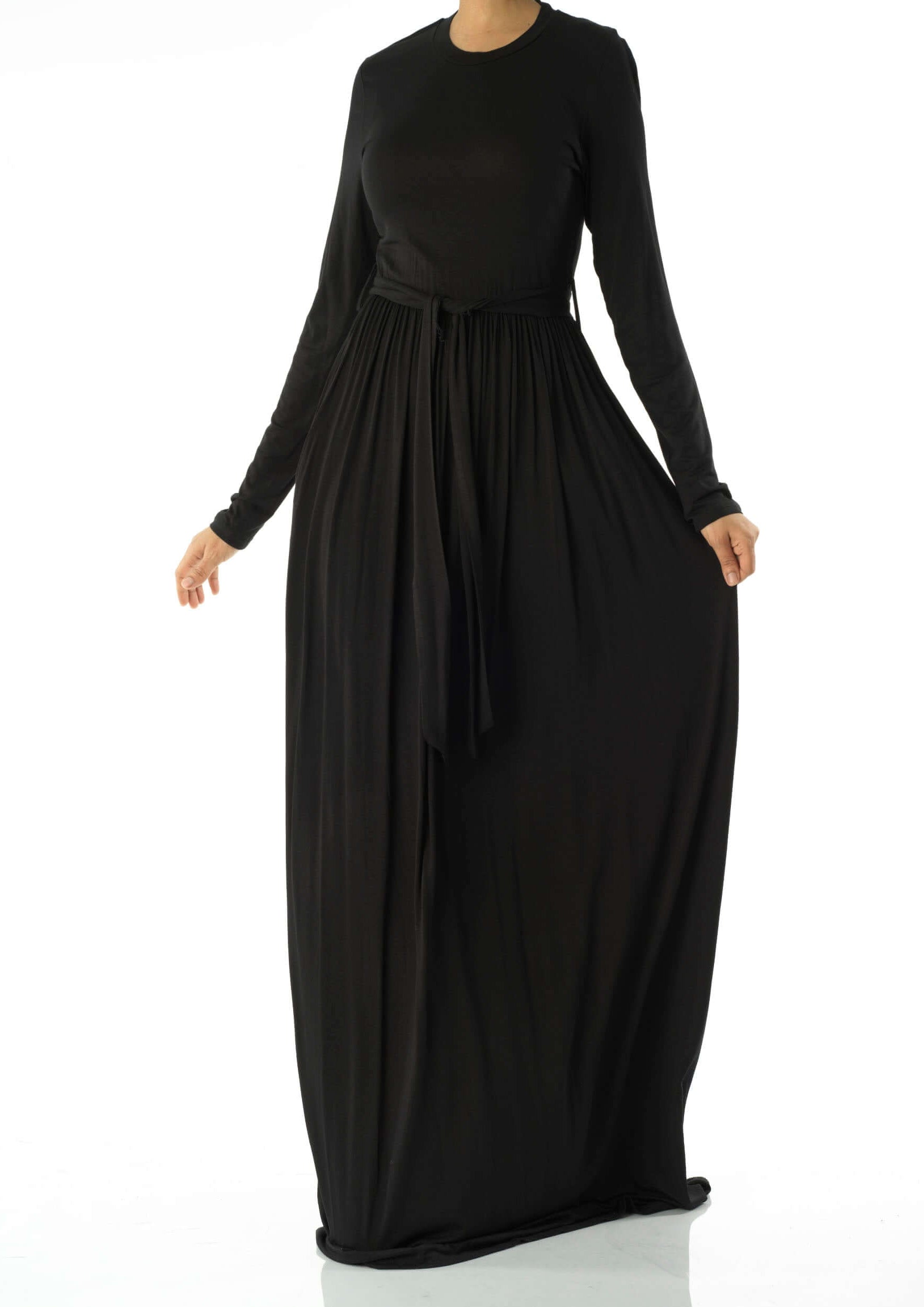 Copy of Mocha Chia Cotton Candy Jersey Maxi Dress Kabayare