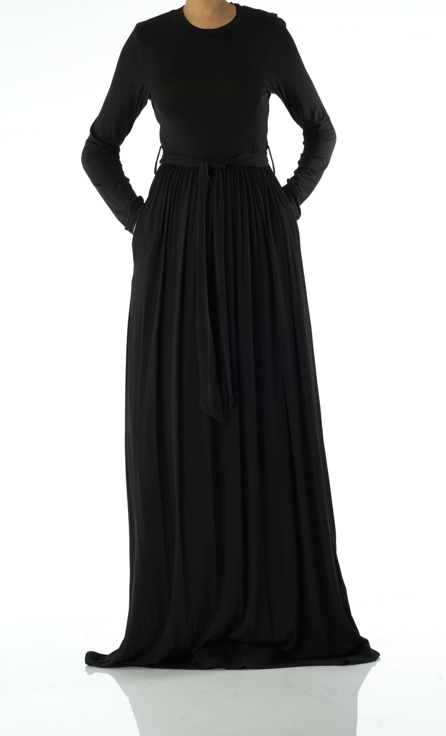 Copy of Mocha Chia Cotton Candy Jersey Maxi Dress Kabayare