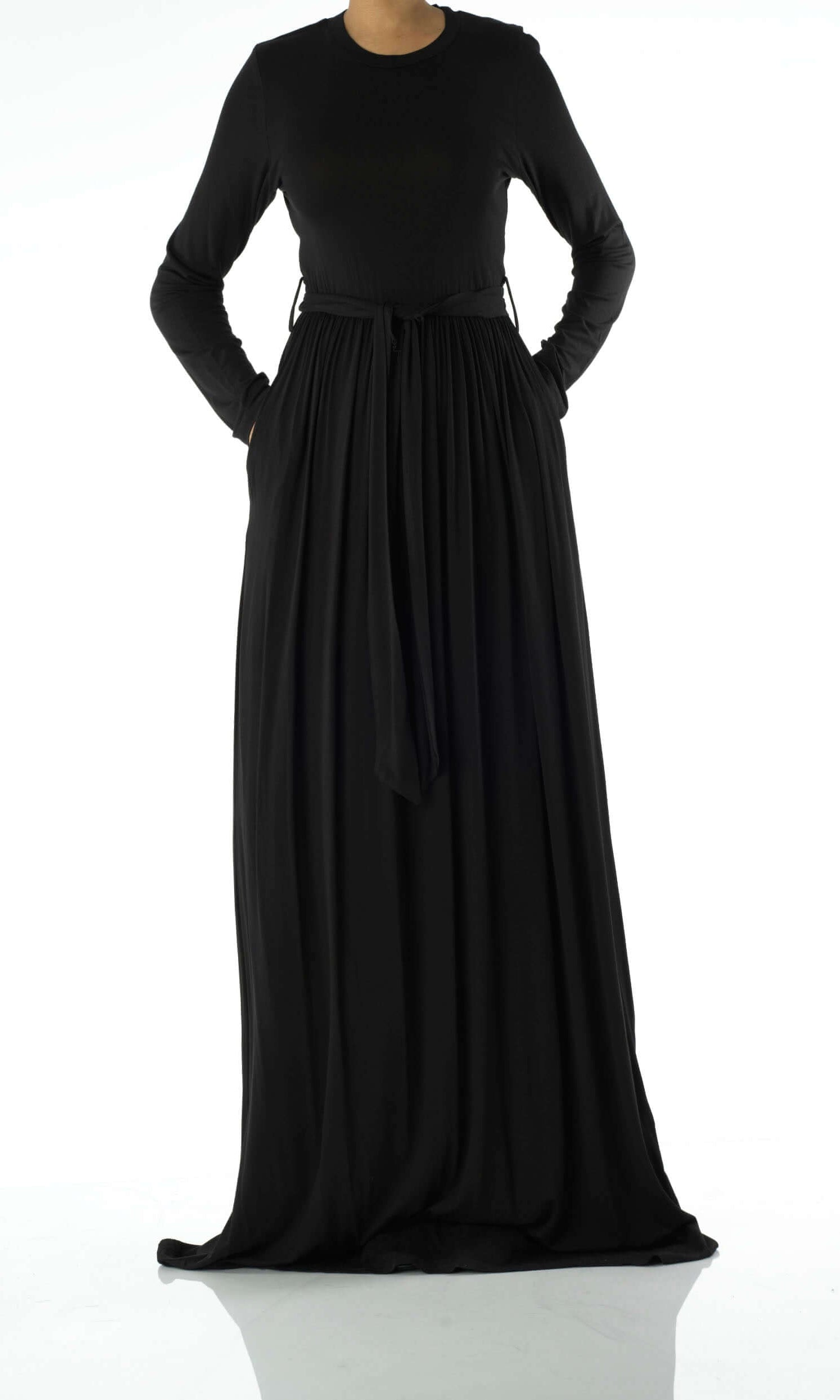 Copy of Mocha Chia Cotton Candy Jersey Maxi  Dress Kabayare