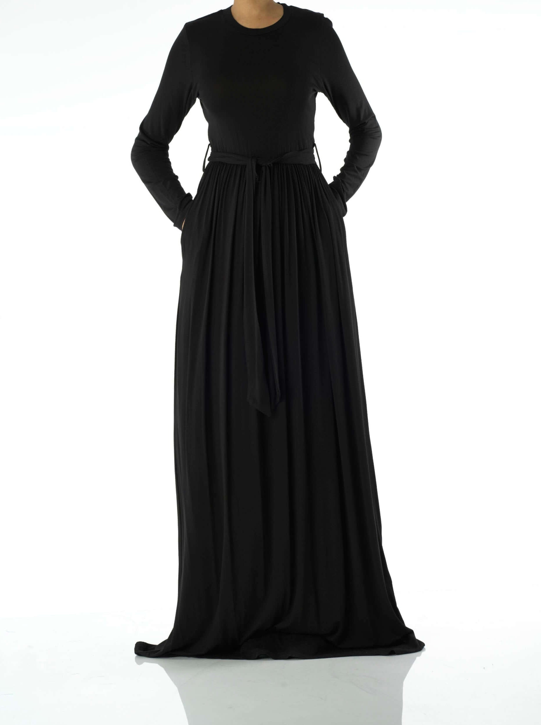 Copy of Mocha Chia Cotton Candy Jersey Maxi Dress Kabayare