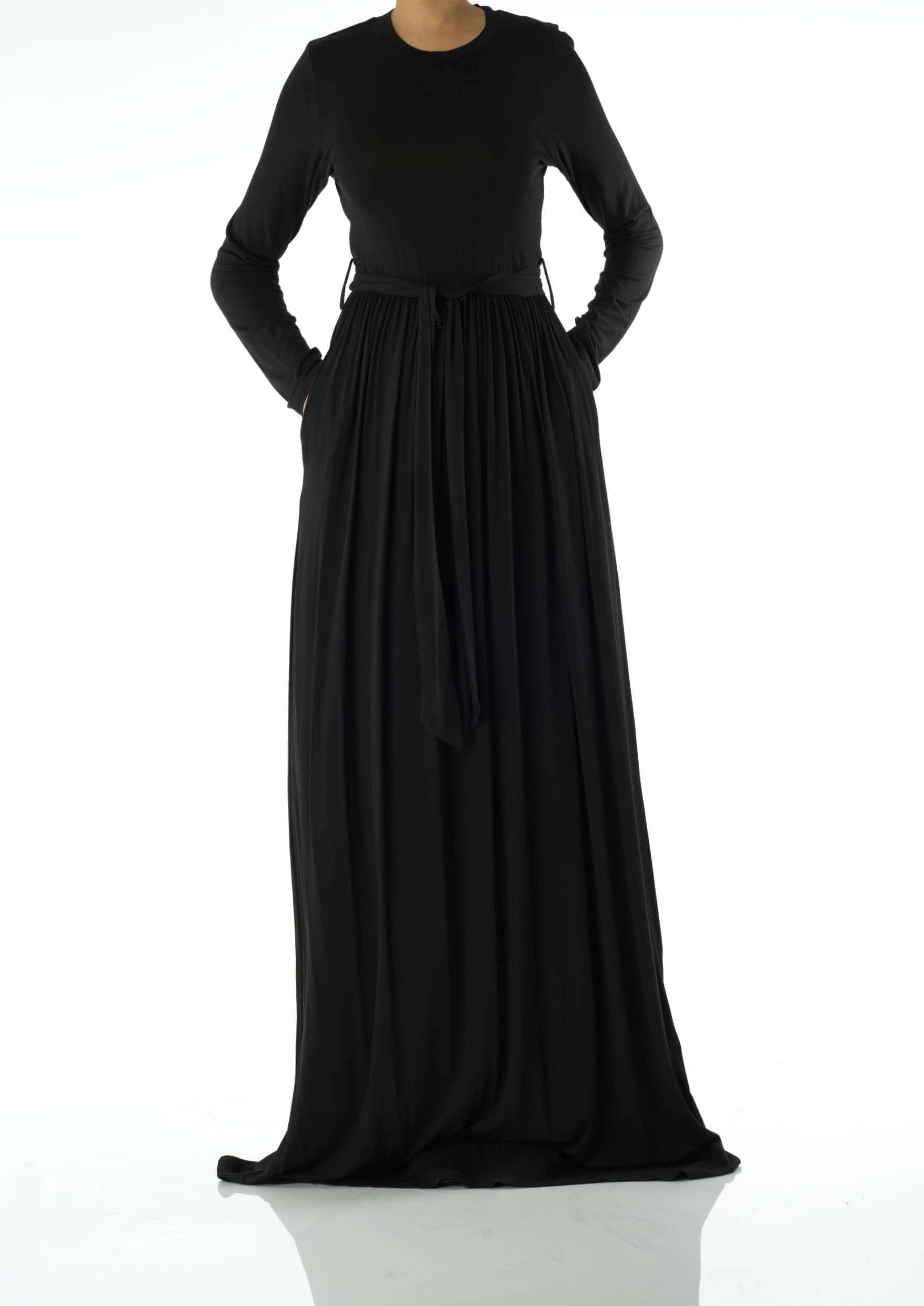 Copy of Mocha Chia Cotton Candy Jersey Maxi Dress Kabayare