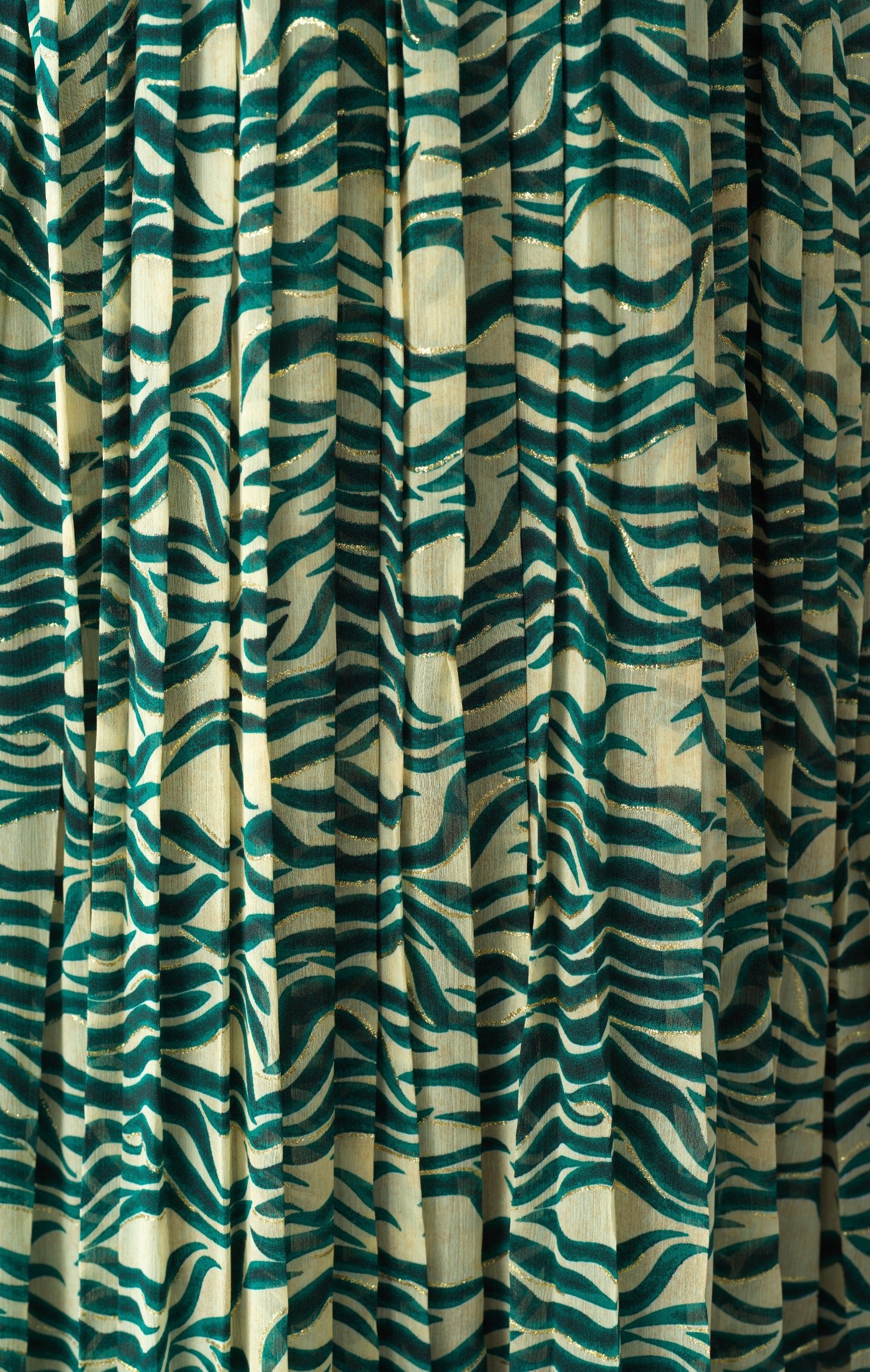 Copy of Pretty Fatima print silk chiffon maxi dress Kabayare