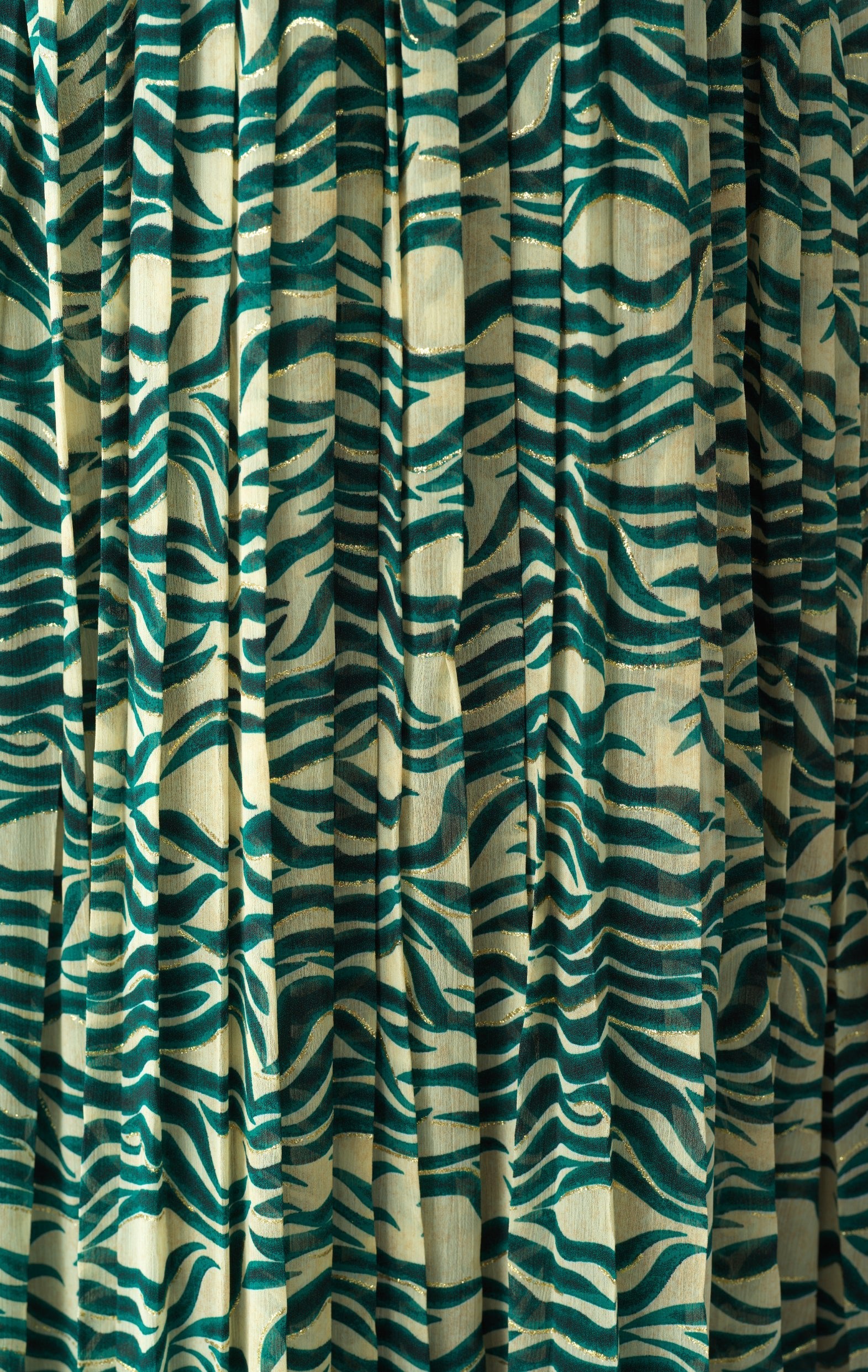 Copy of Pretty Fatima print silk chiffon maxi dress Kabayare