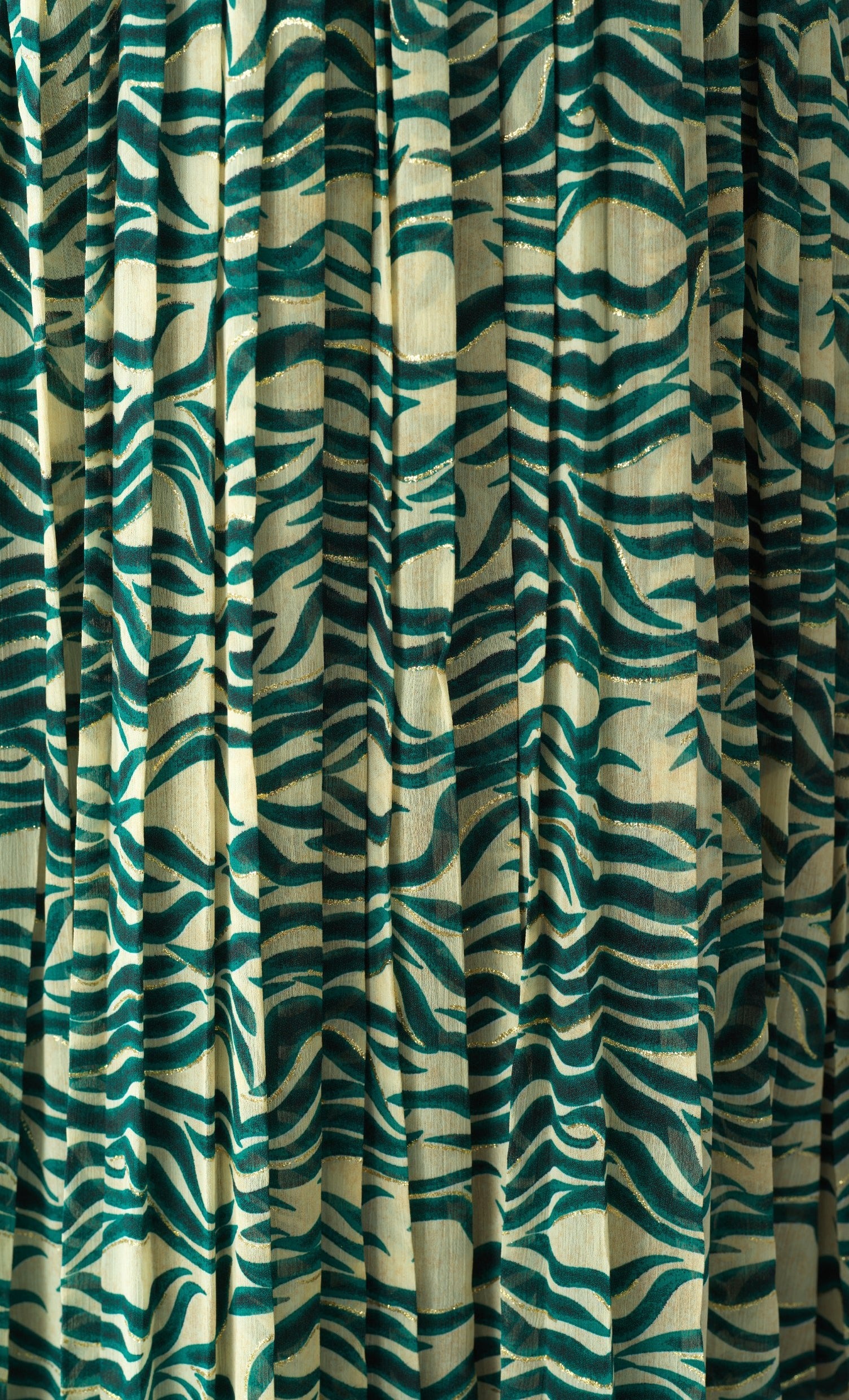 Copy of Pretty Fatima print silk chiffon maxi dress Kabayare