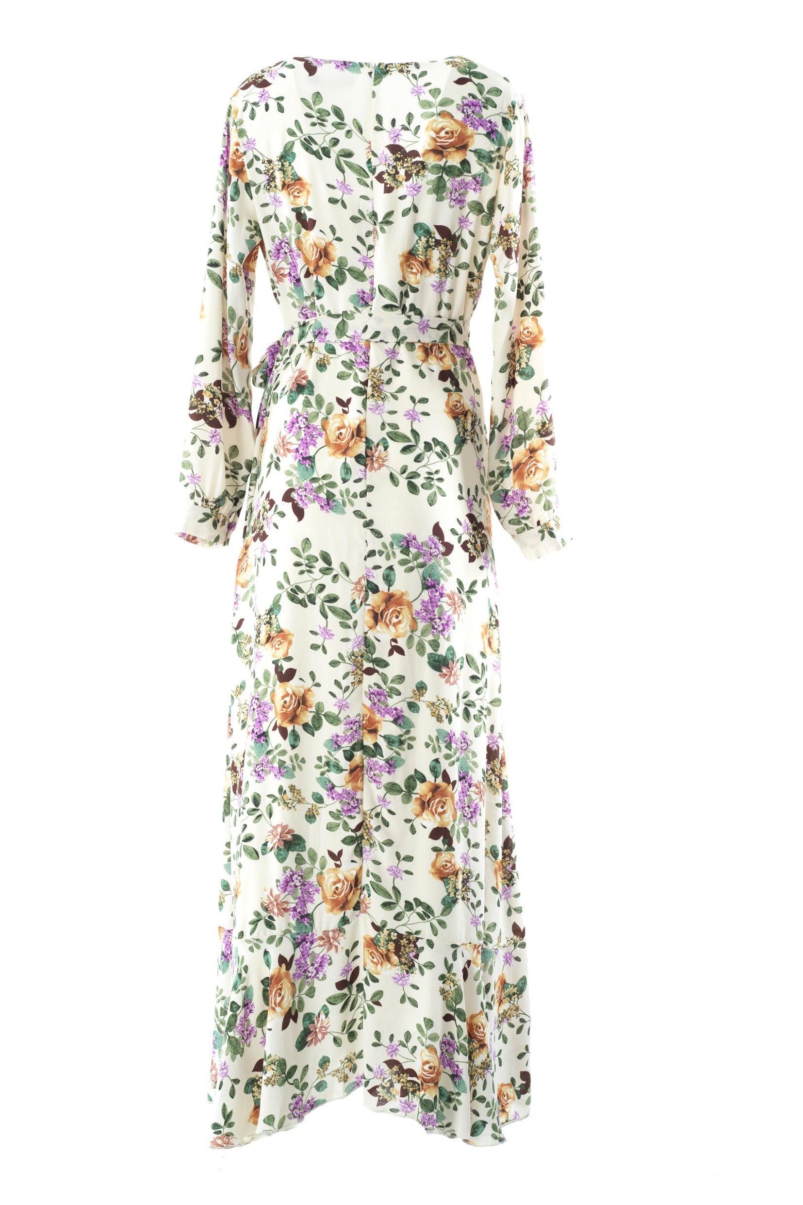 Dalila floral print wrapped maxi dress Kabayare