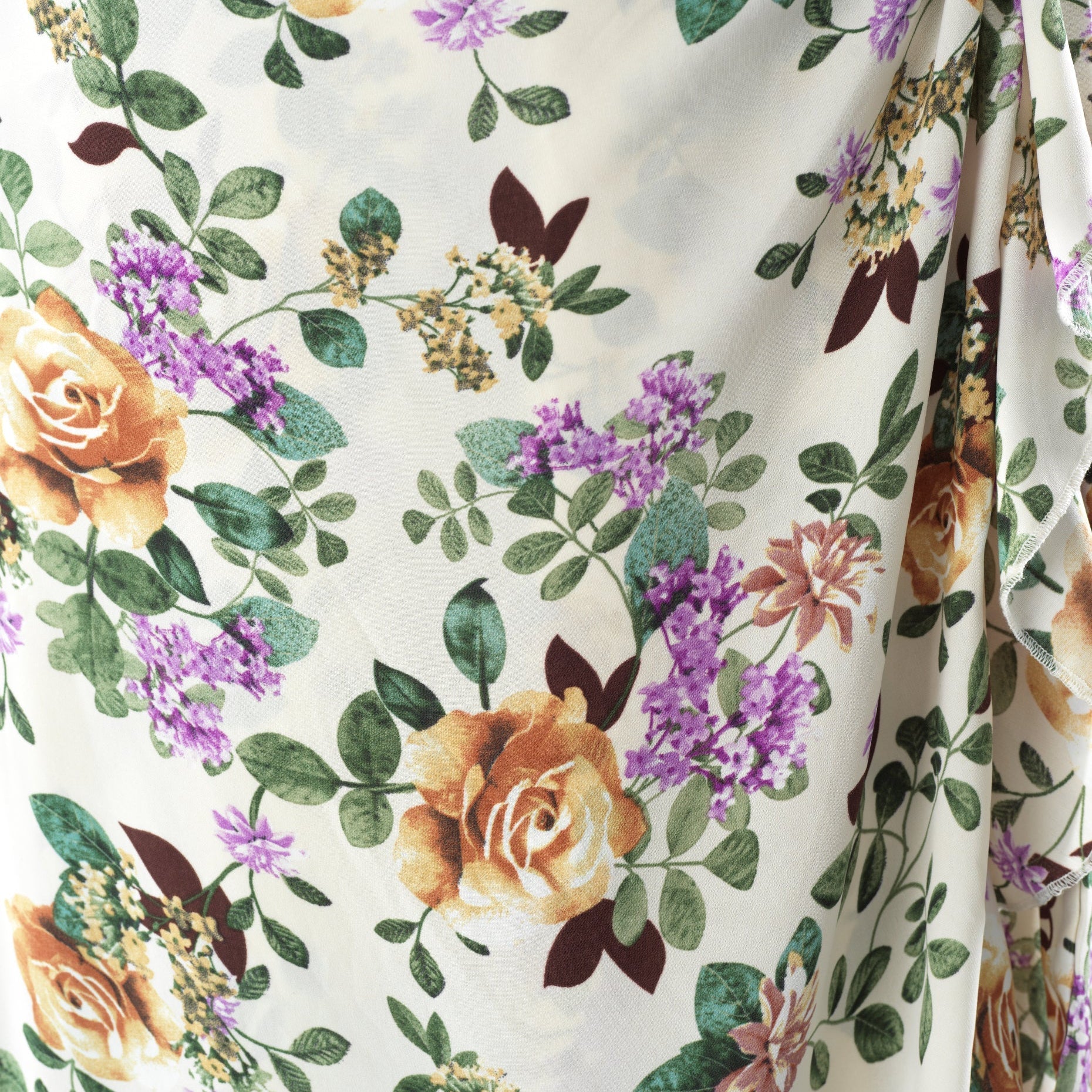 Dalila floral print wrapped maxi dress Kabayare