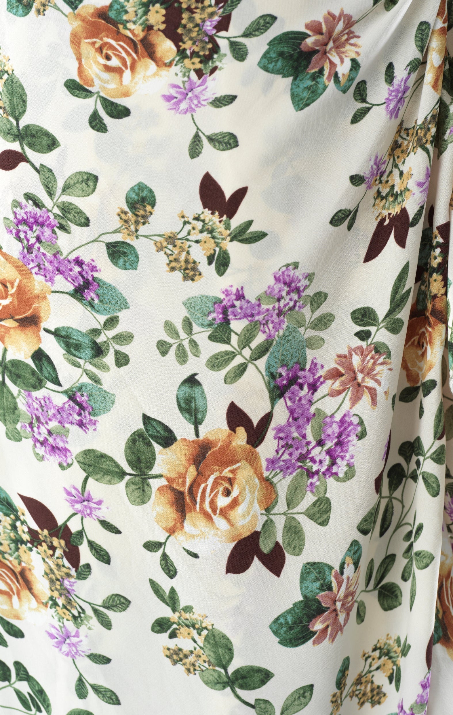 Dalila floral print wrapped maxi dress Kabayare