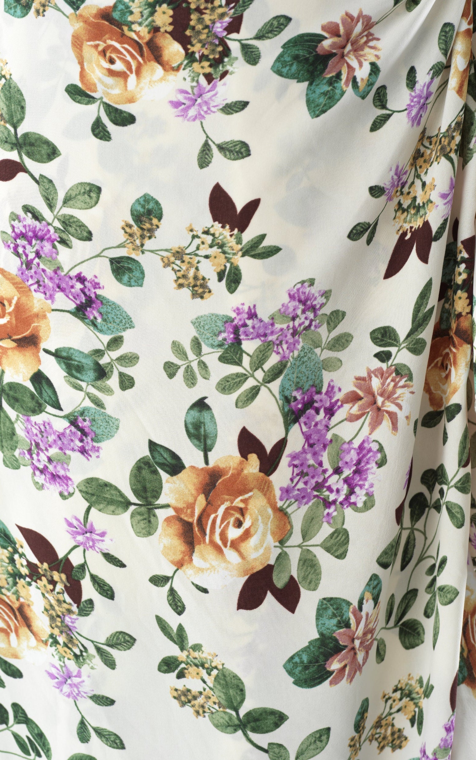 Dalila floral print wrapped maxi dress Kabayare