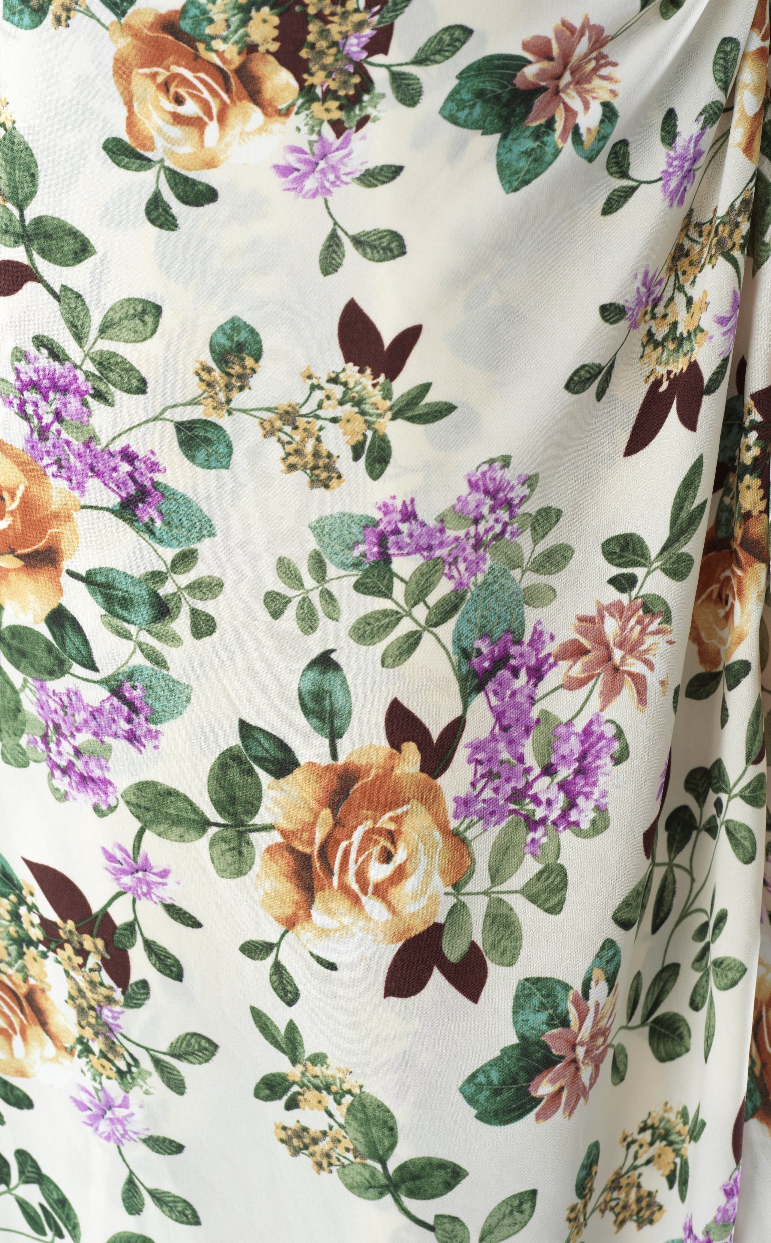 Dalila floral print wrapped maxi dress Kabayare