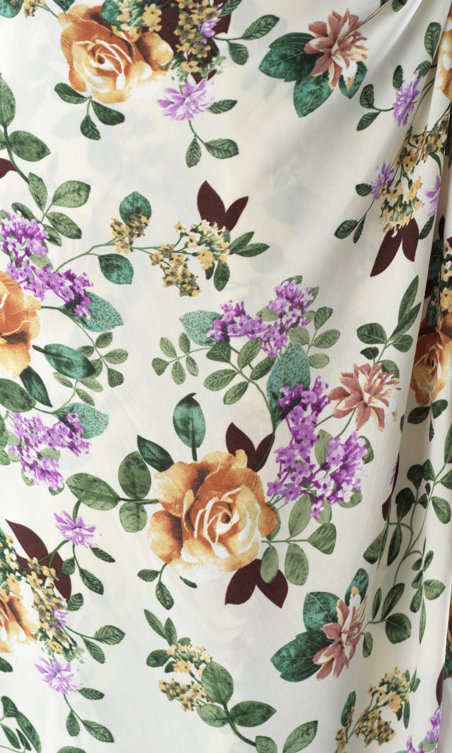 Dalila floral print wrapped maxi dress Kabayare