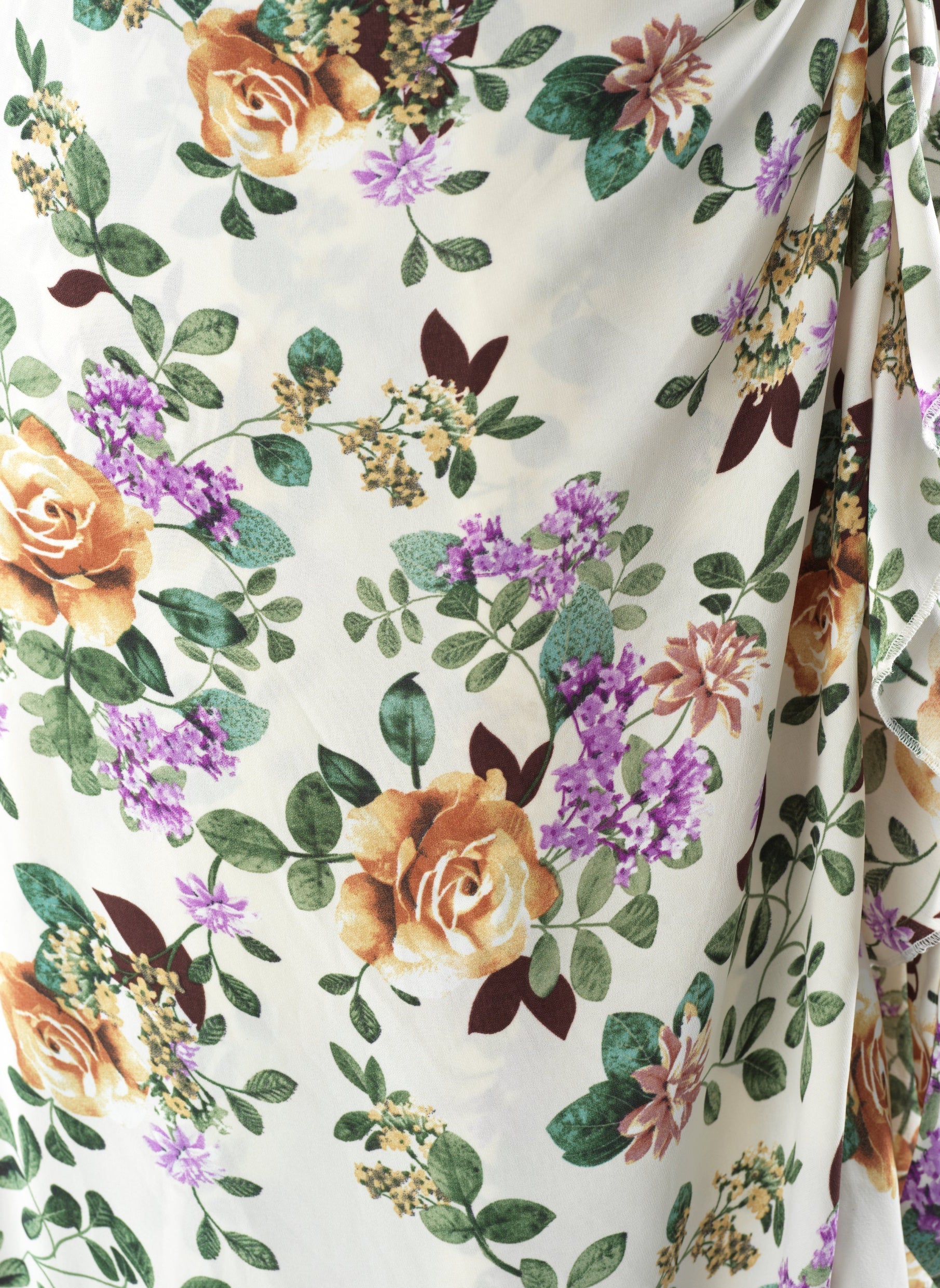 Dalila floral print wrapped maxi dress Kabayare