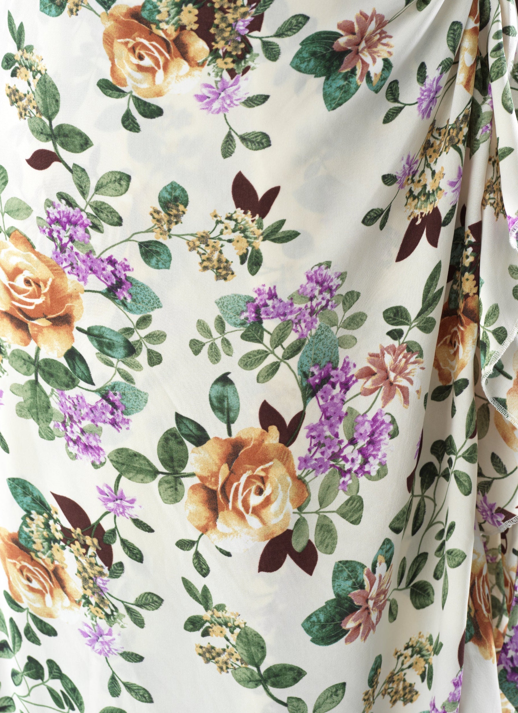 Dalila floral print wrapped maxi dress Kabayare