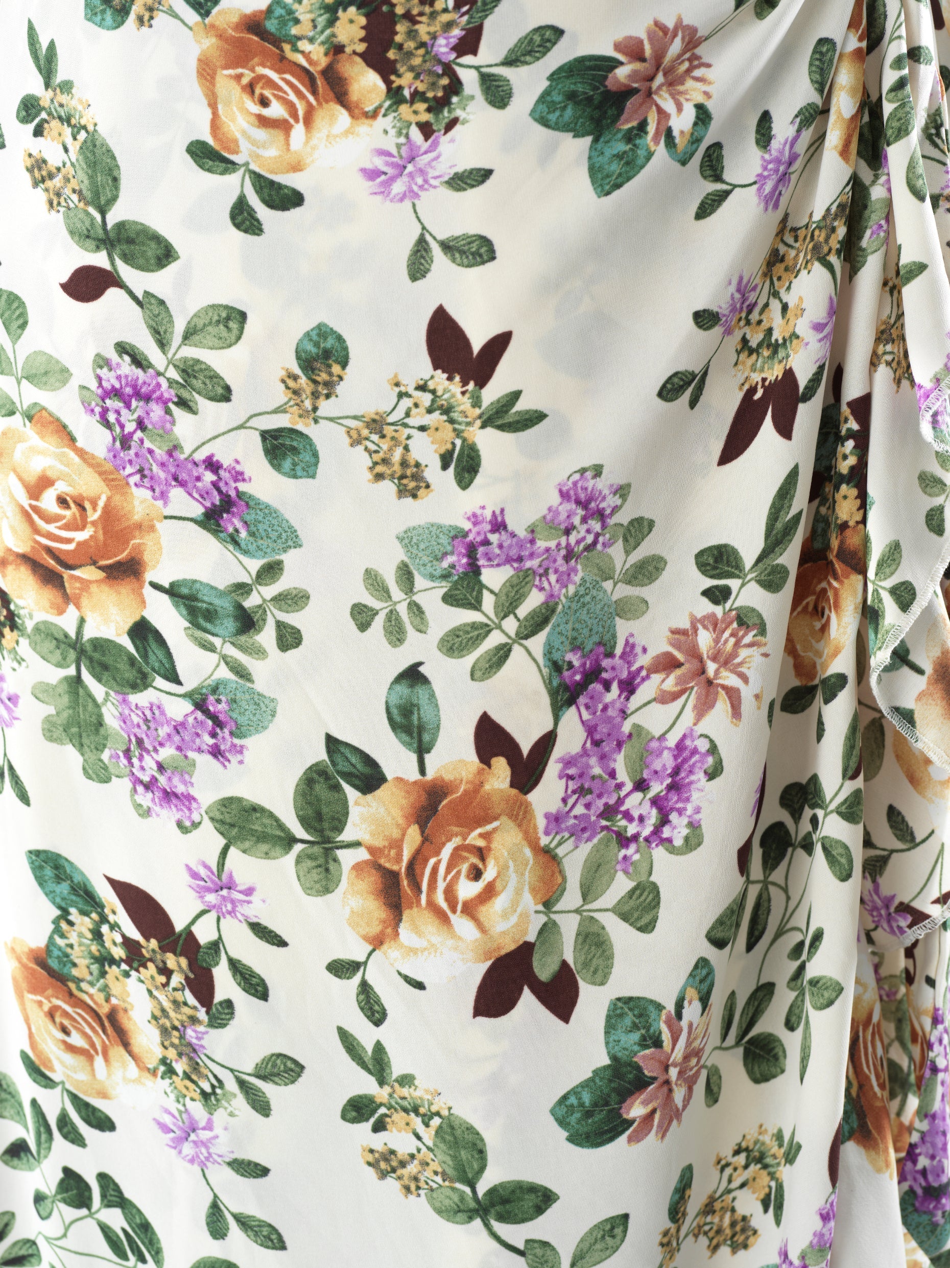 Dalila floral print wrapped maxi dress Kabayare