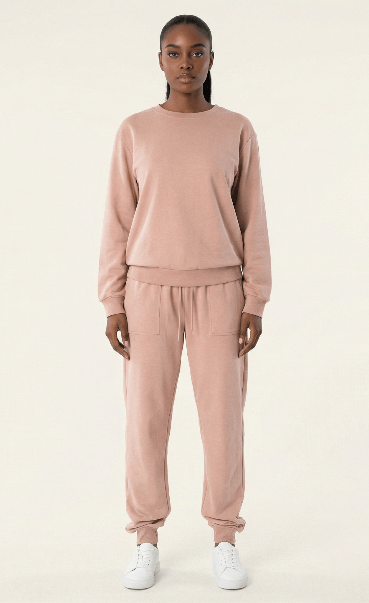 deep lotus Pullover Sweatshirt matching set Kabayare