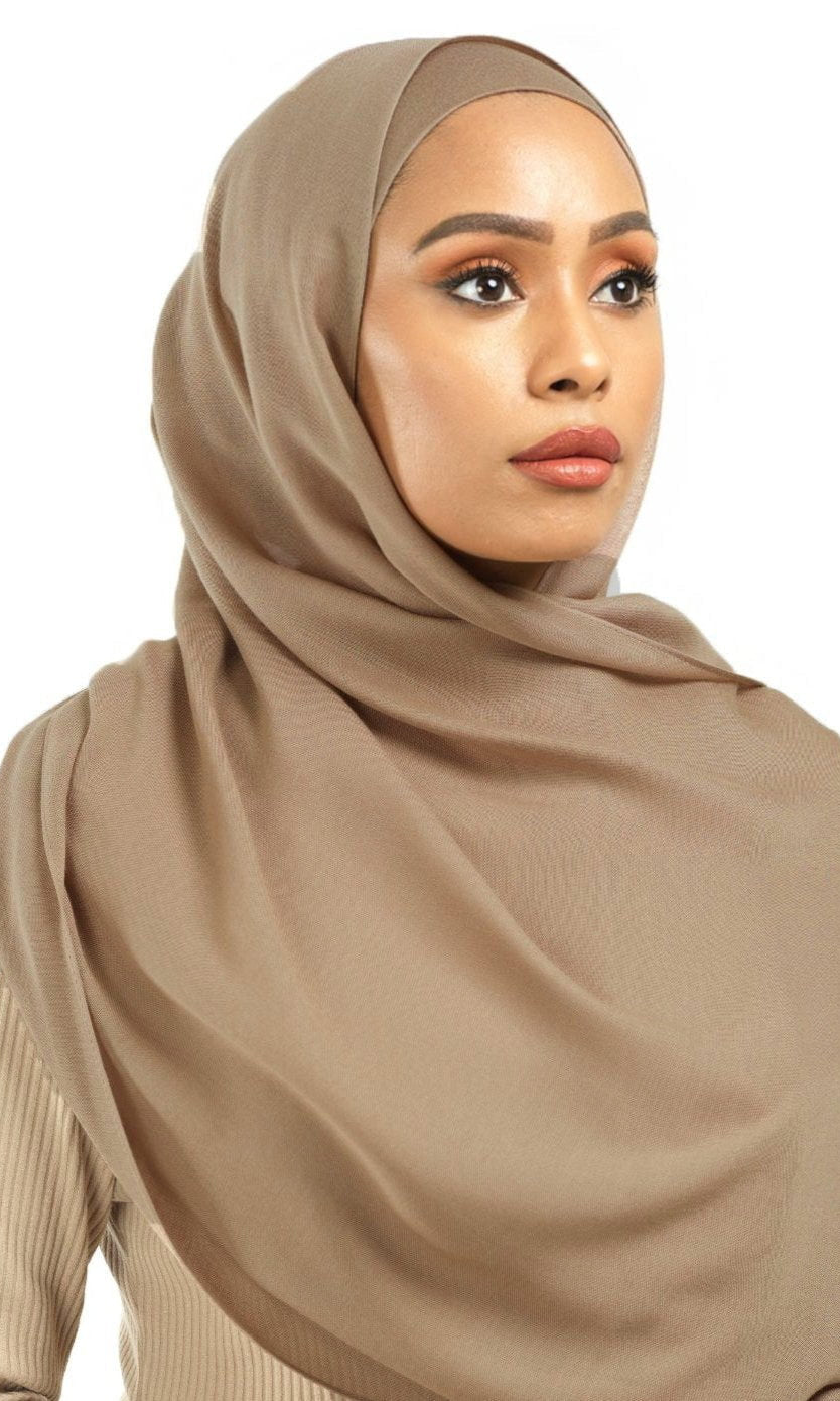 Deep Mocha Modal hijab Kabayare