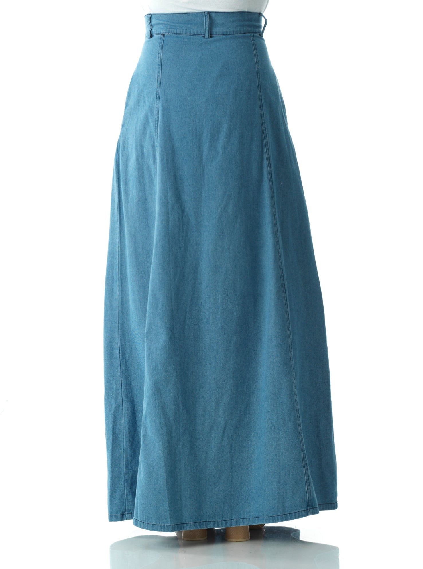 Denim Maxi Skirt Kabayare
