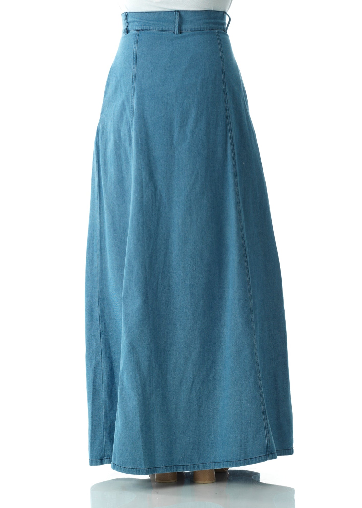 Denim Maxi Skirt Kabayare