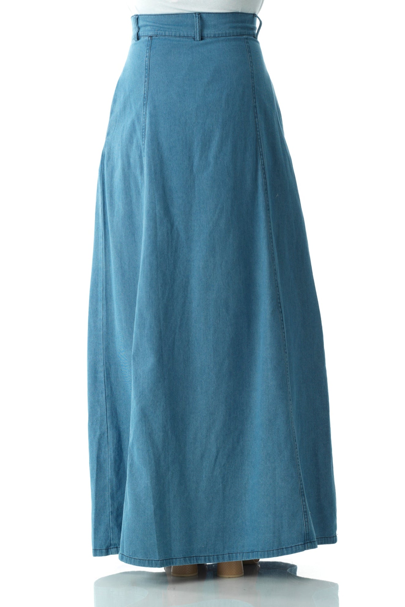 Denim Maxi Skirt Kabayare