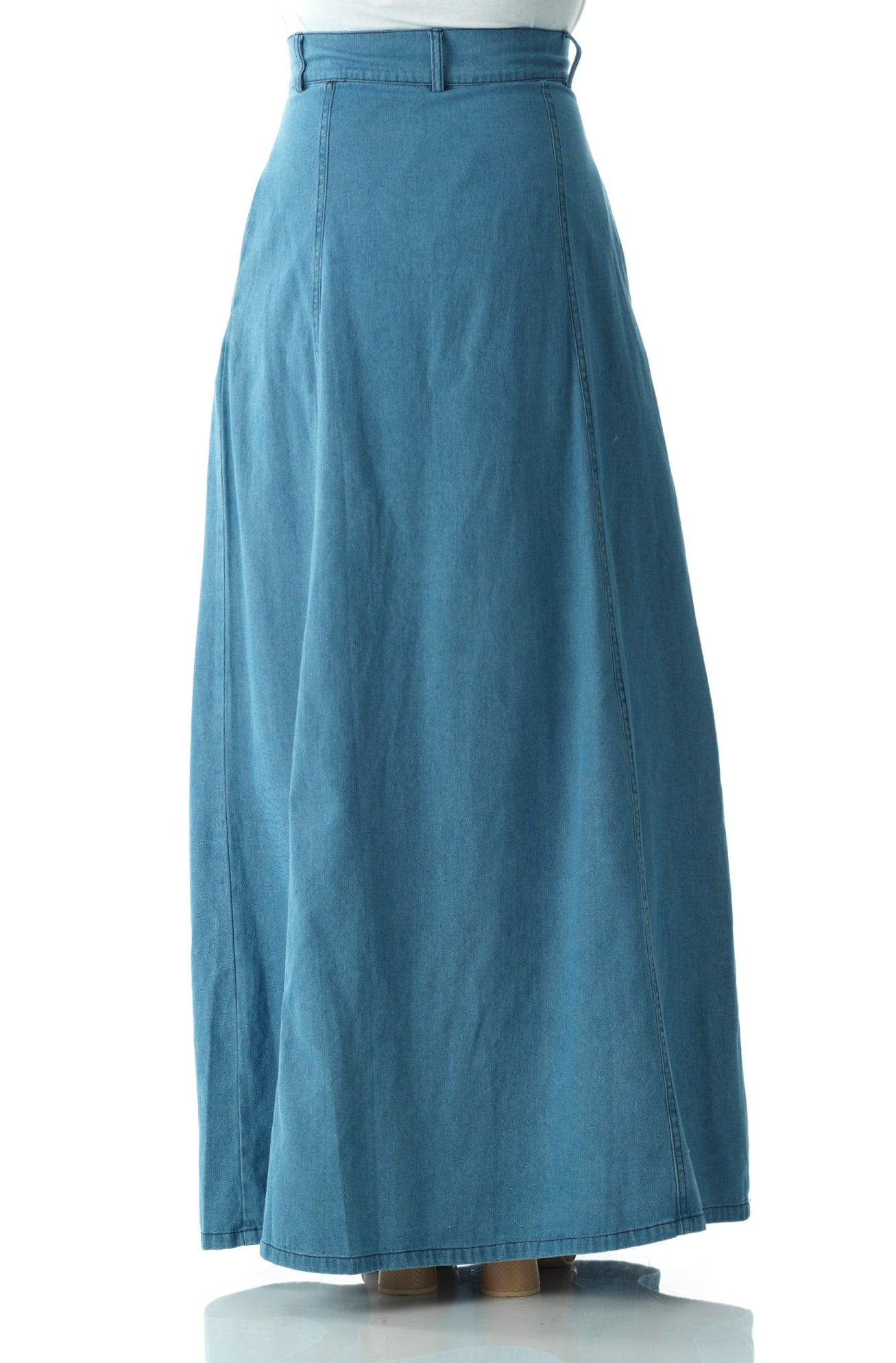 Denim Maxi Skirt Kabayare