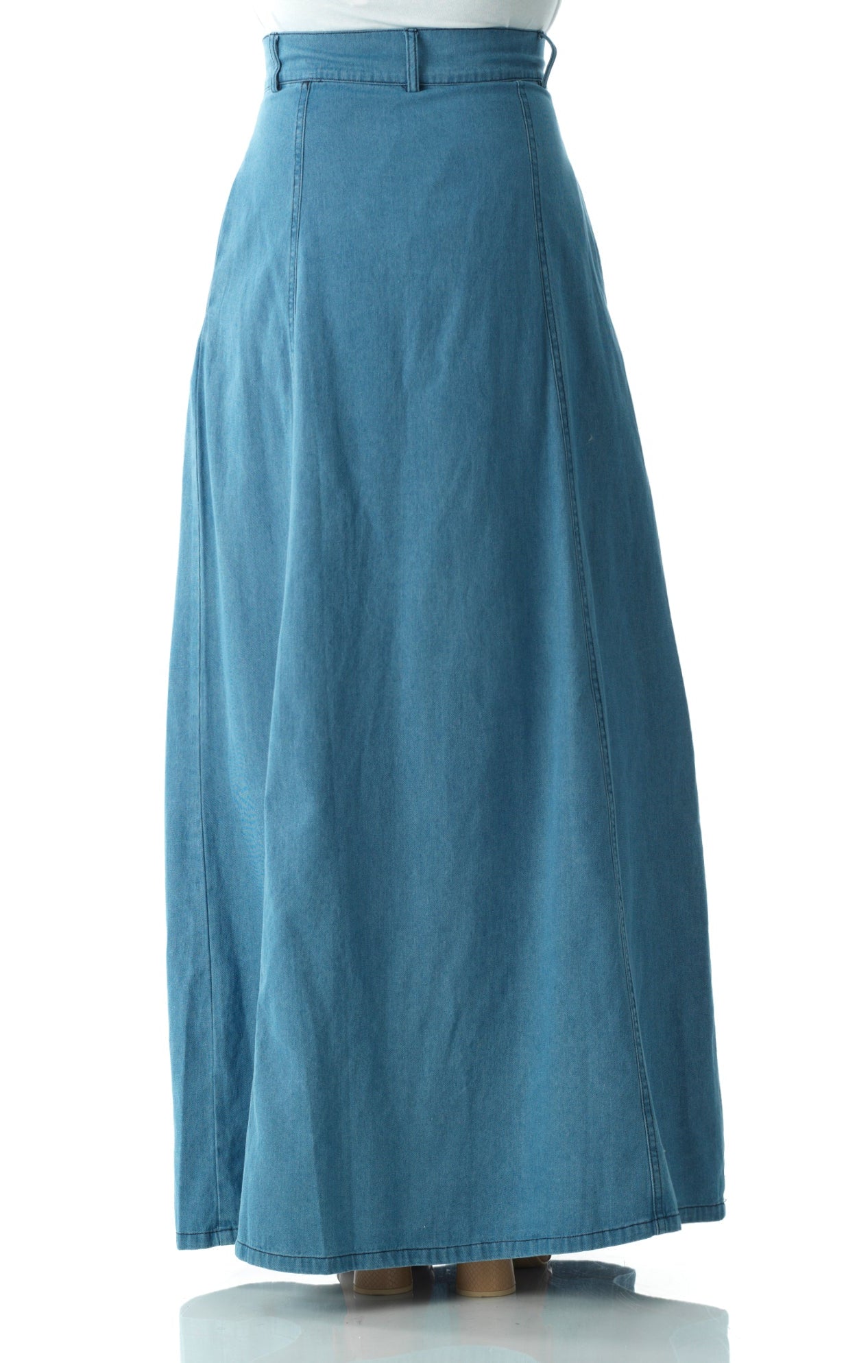 Denim Maxi Skirt Kabayare