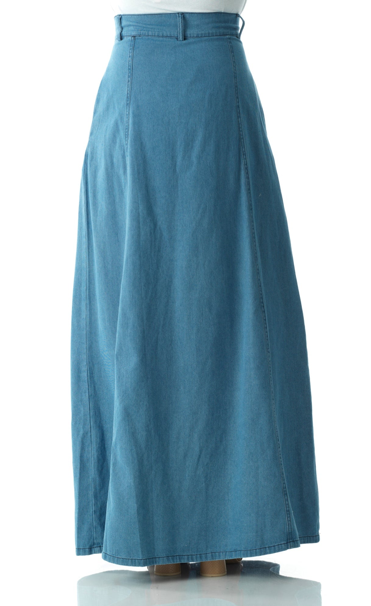 Denim Maxi Skirt Kabayare