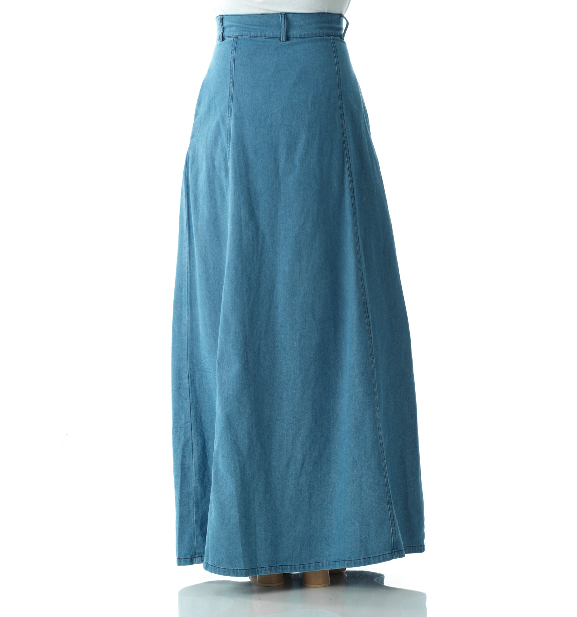 Denim Maxi Skirt Kabayare