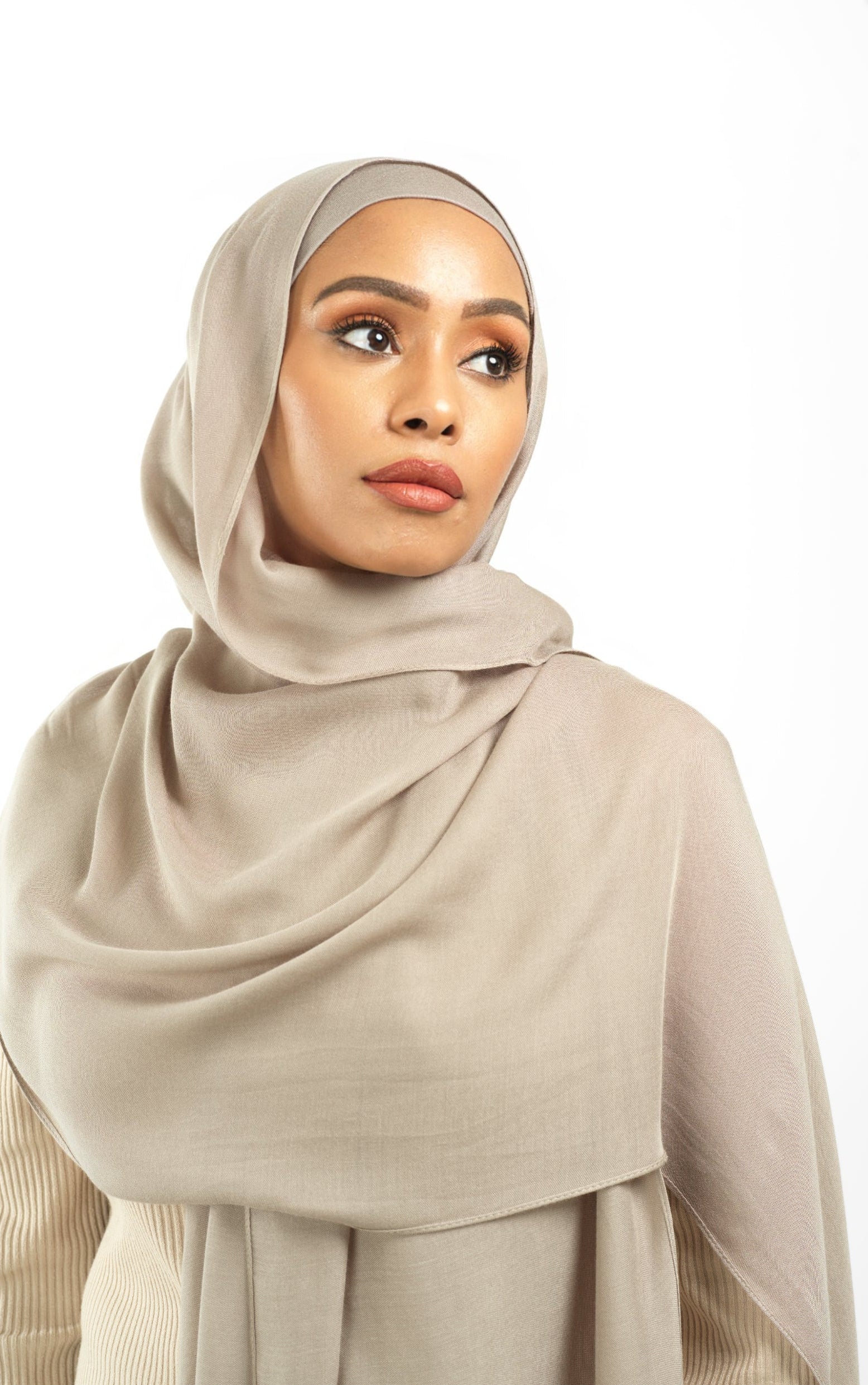 Desert gray Modal hijab Kabayare