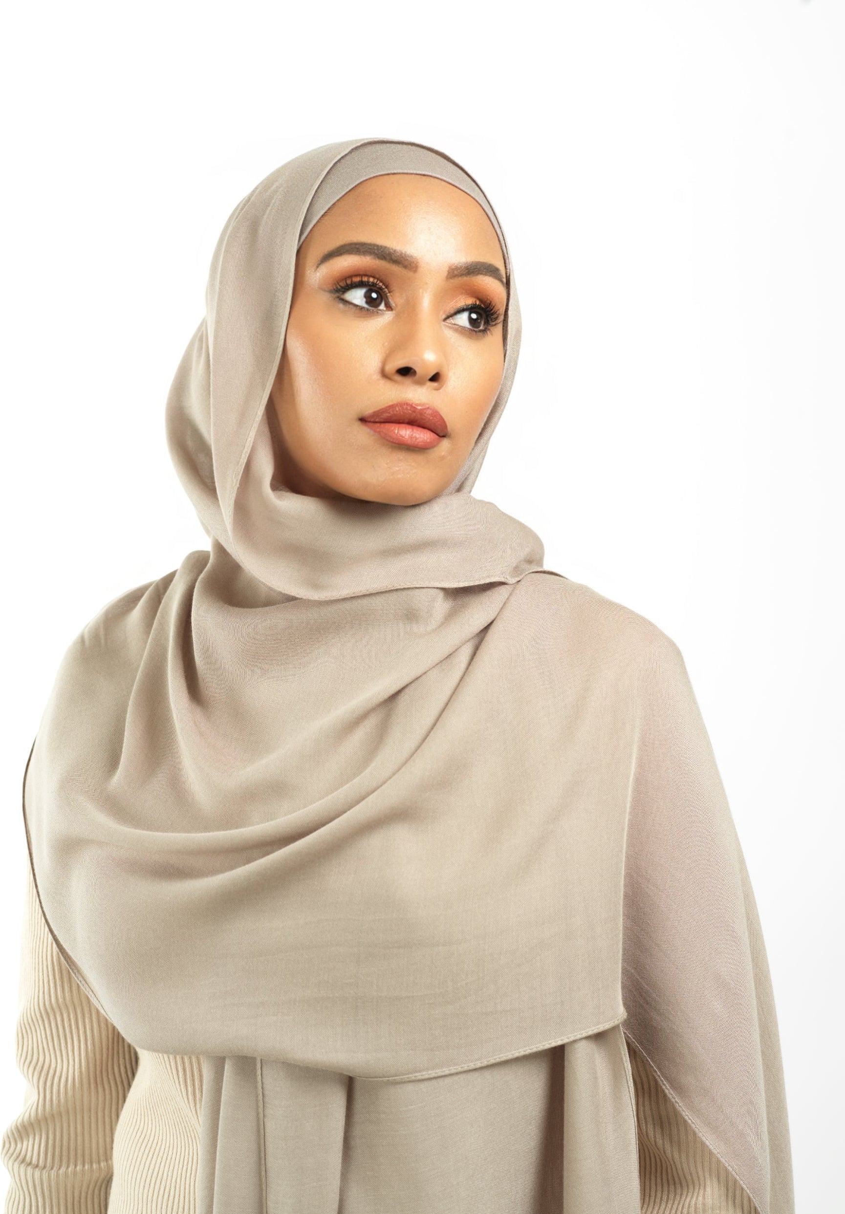 Desert gray Modal hijab Kabayare