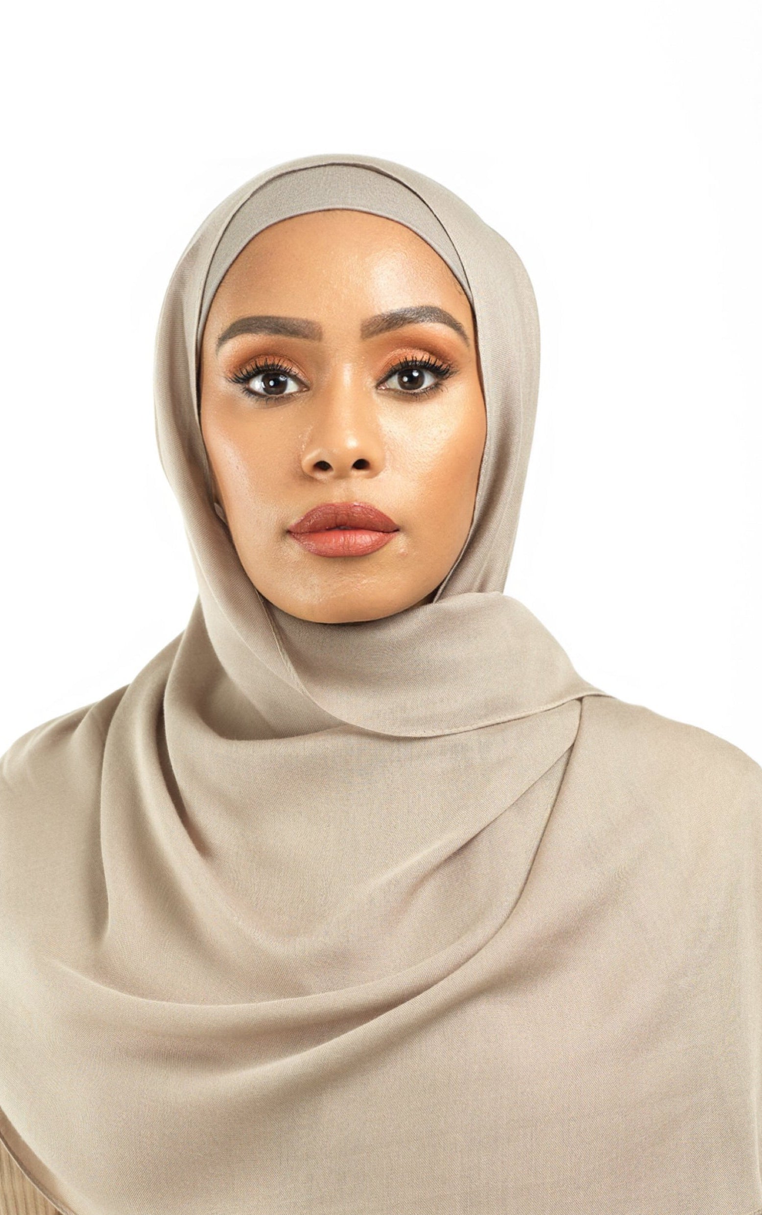 Desert gray Modal hijab Kabayare