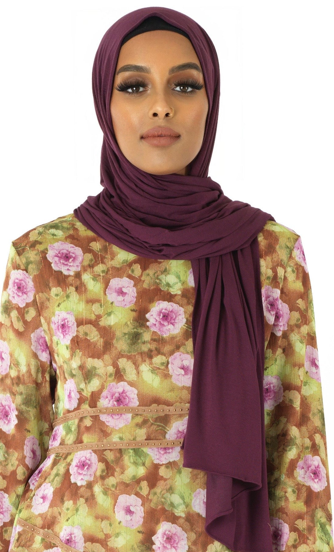 Eggplants Premium jersey hijab Kabayare