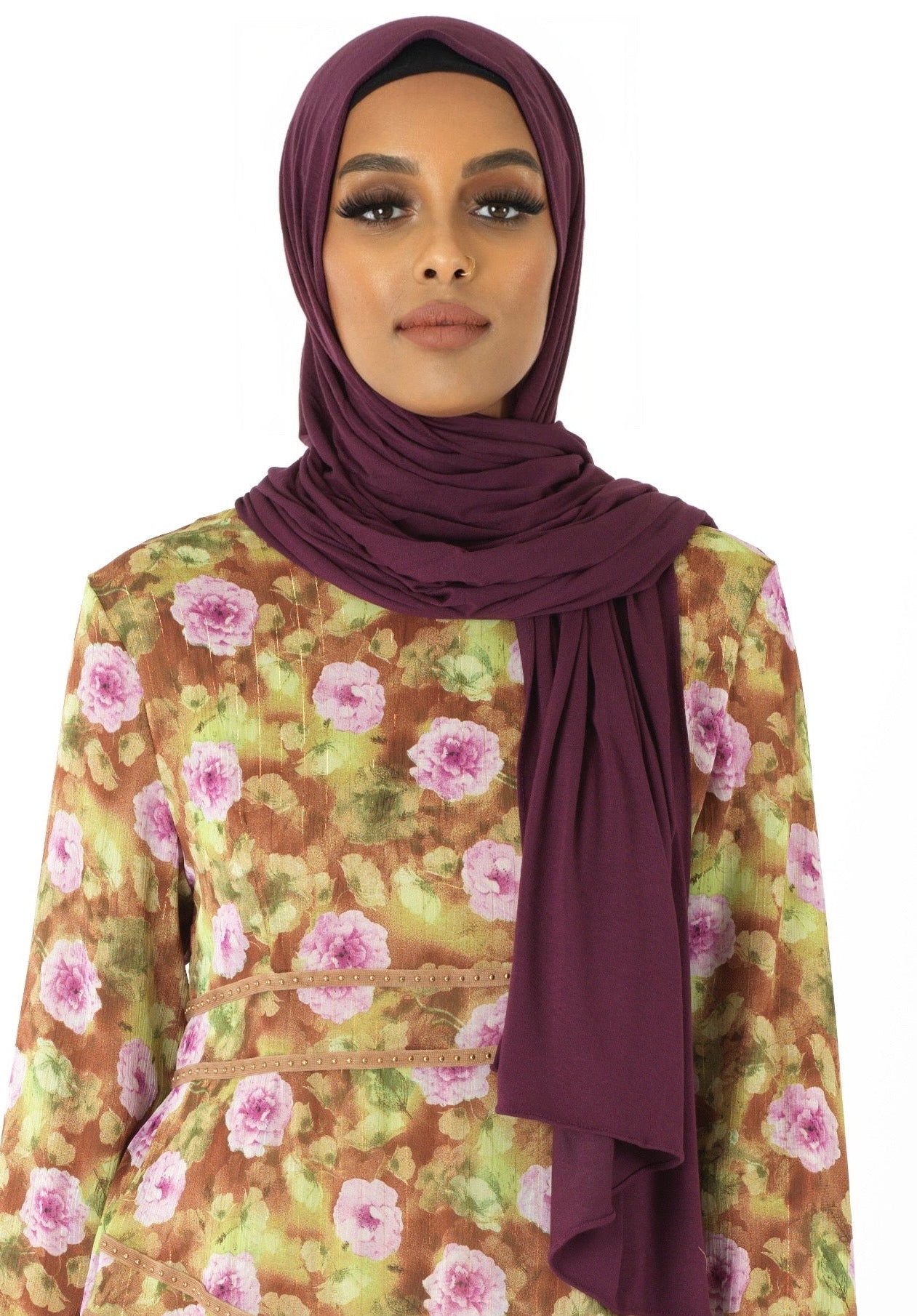 Eggplants Premium jersey hijab Kabayare