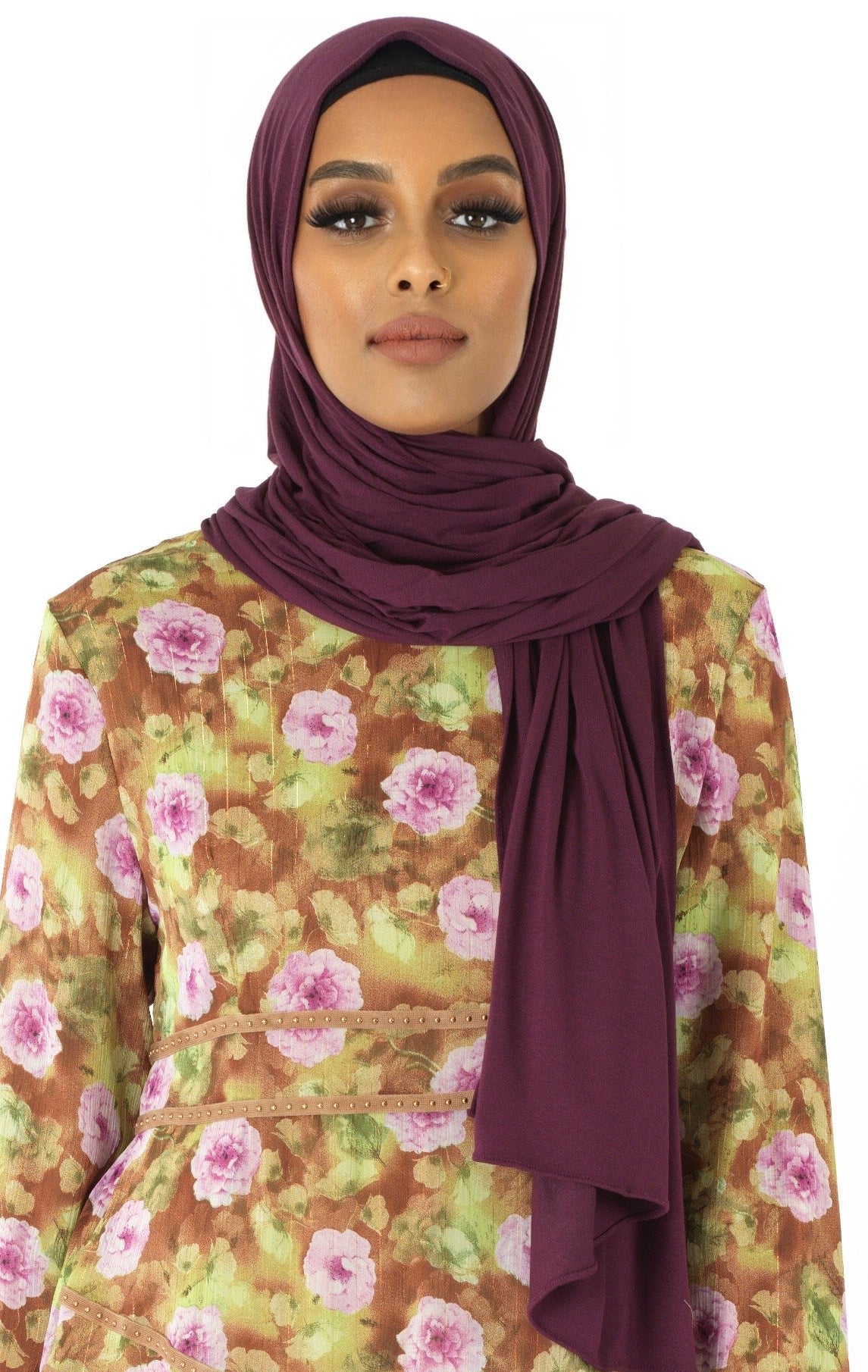 Eggplants Premium jersey hijab Kabayare