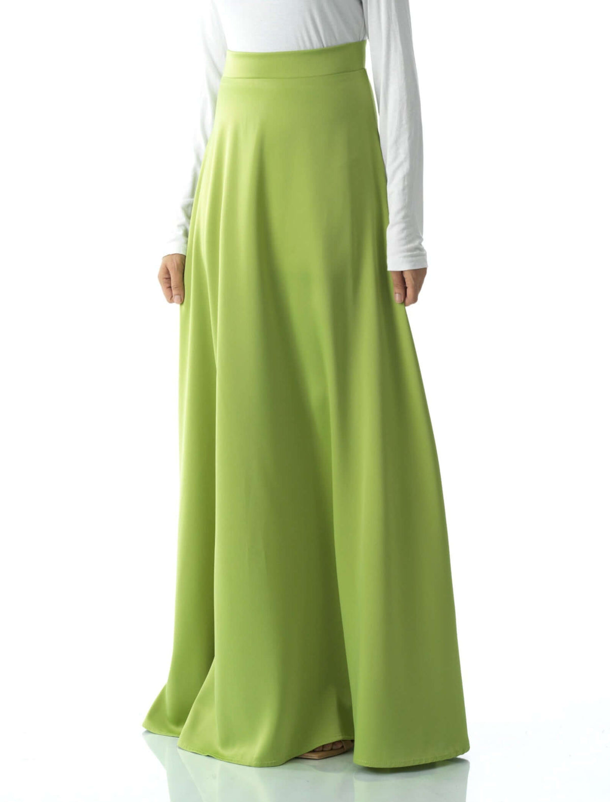 Elegant satin maxi skirt Kabayare