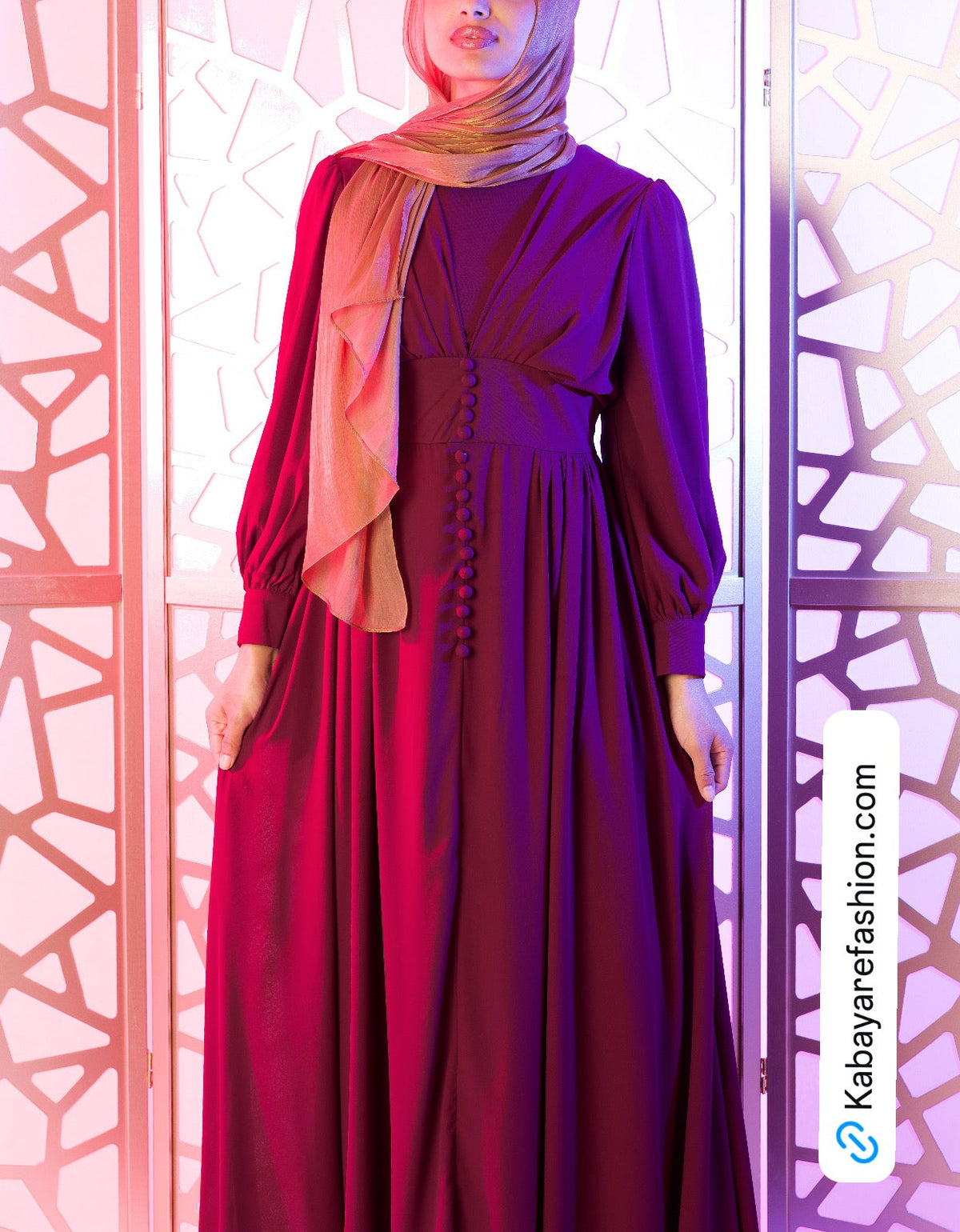 Elizabeth devoted modest maxi dress Kabayare