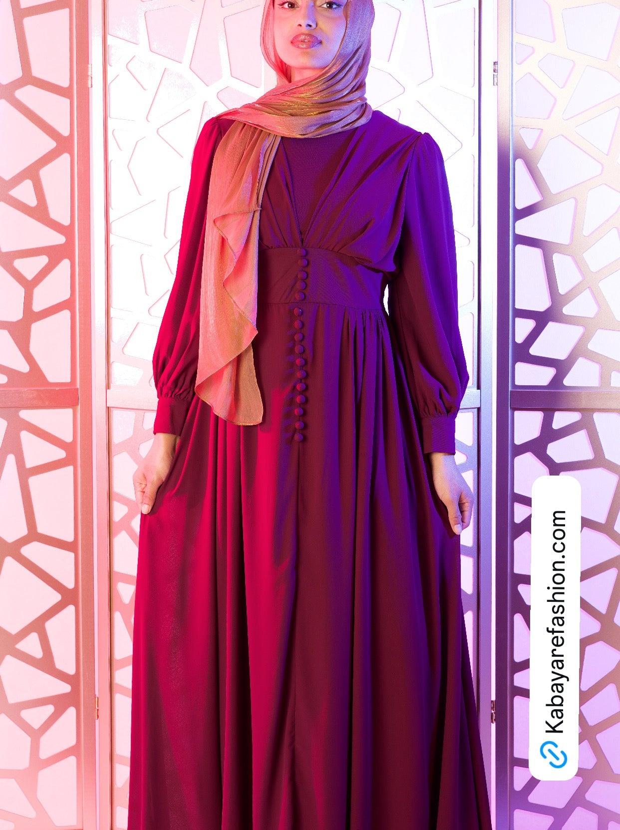 Elizabeth devoted modest maxi dress Kabayare