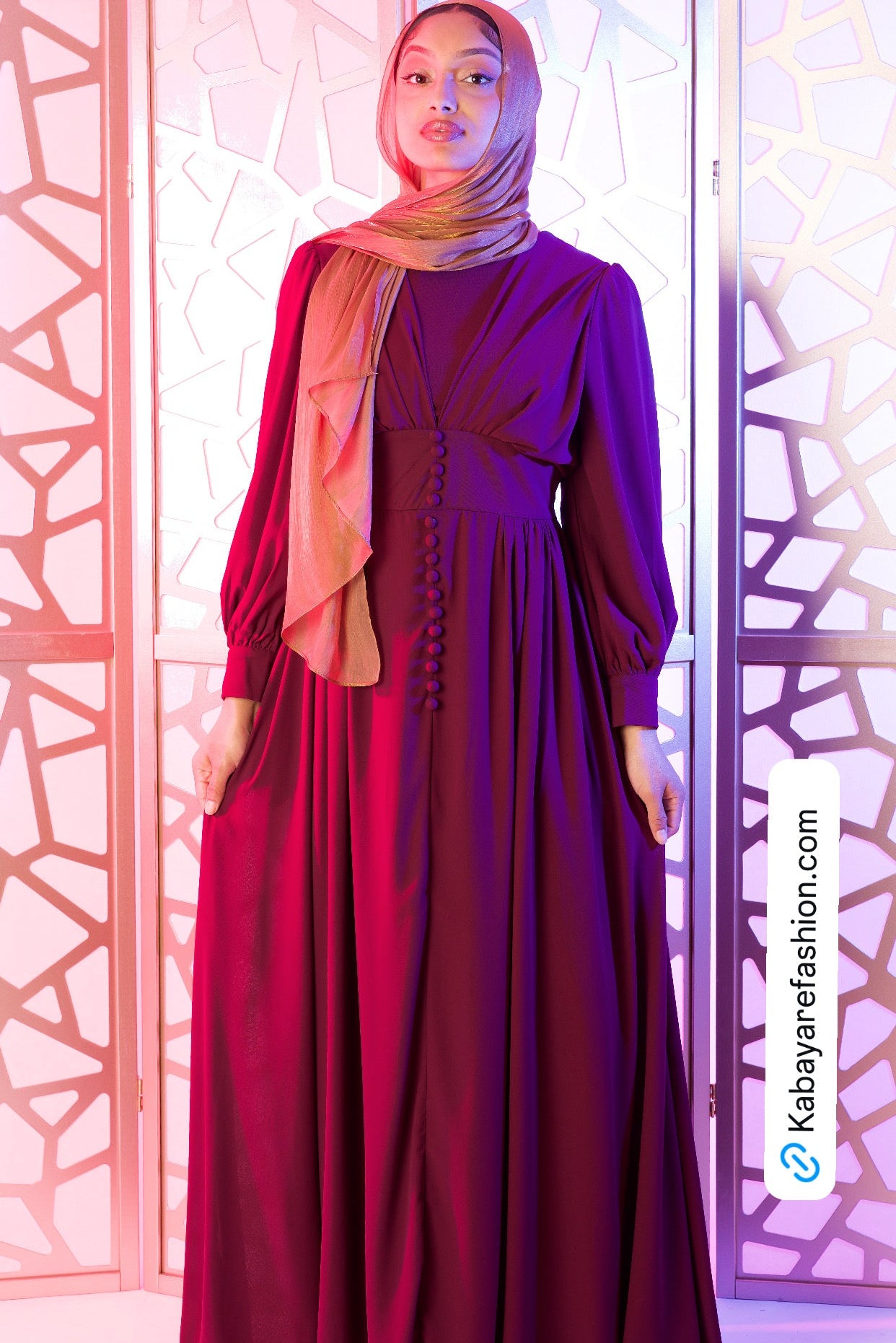 Elizabeth devoted modest maxi dress Kabayare